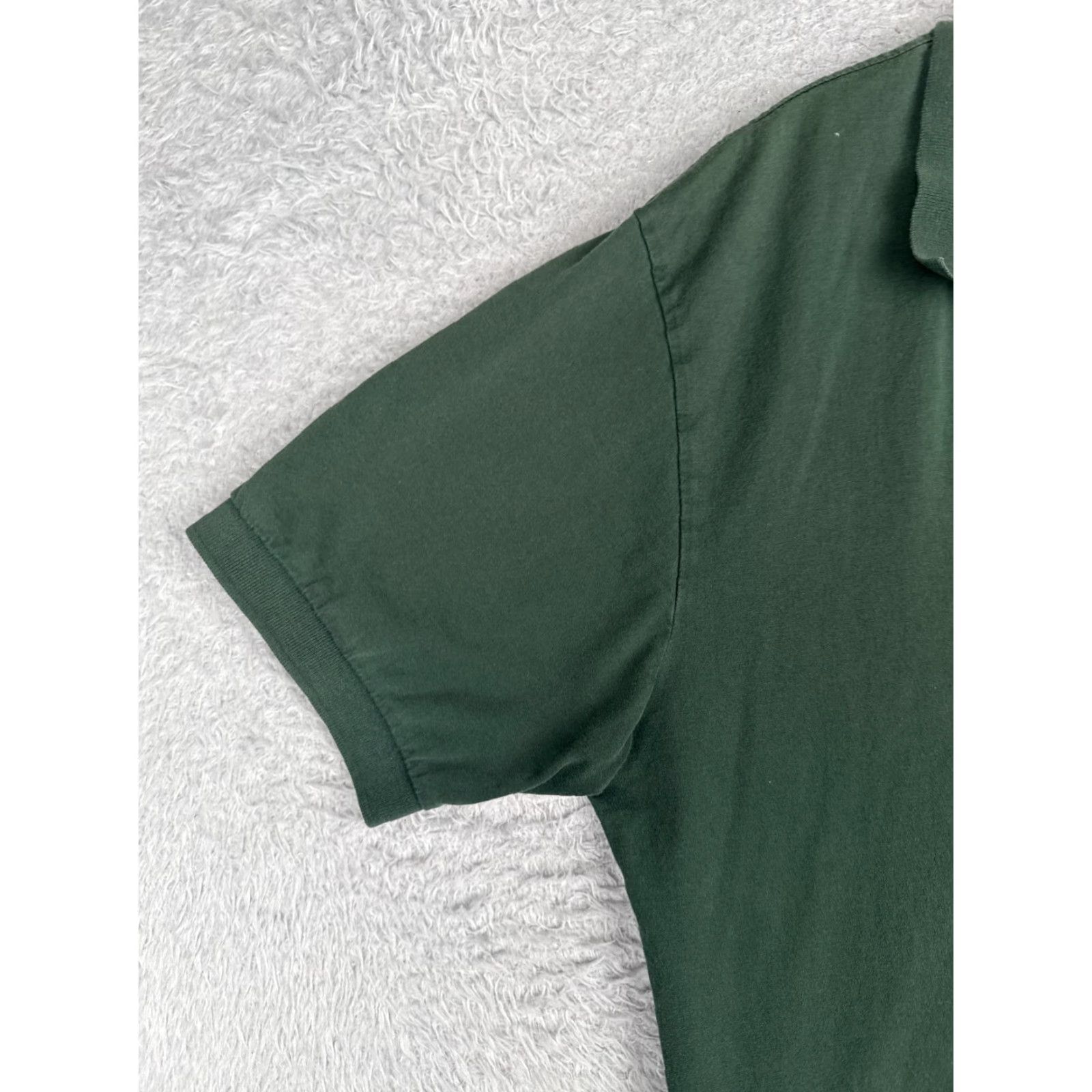 Ralph Lauren VINTAGE Ralph Lauren Polo Shirt Men XL Green Short Sleeve 100% Cotton Slim Logo Embroidered Size US XL / EU 56 / 4 - 3 Thumbnail