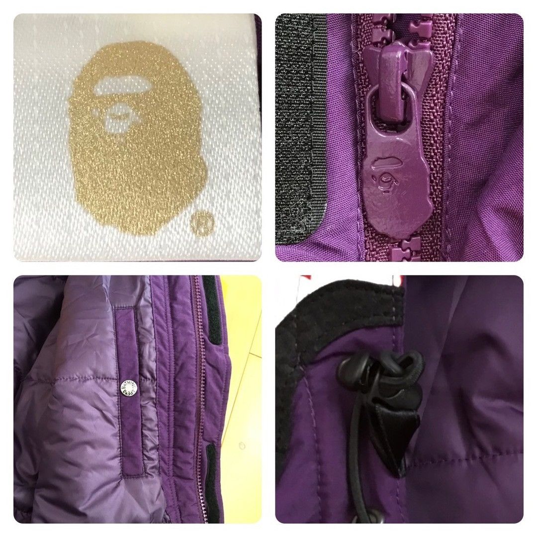 Bape BAPE Shark hoodie batting jacket a bathing ape purple yellow Size US M / EU 48-50 / 2 - 10 Thumbnail