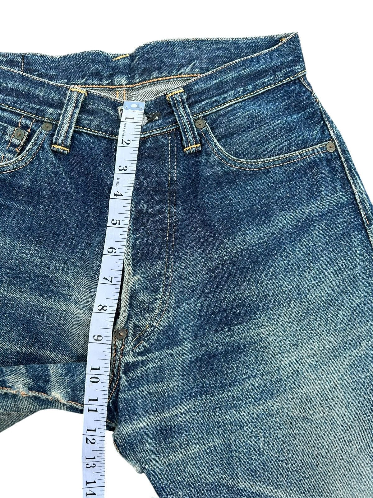Kapital Vintage Evisu Selvedge No1 Special Distressed Denim Jeans Size US 28 / EU 44 - 16 Thumbnail