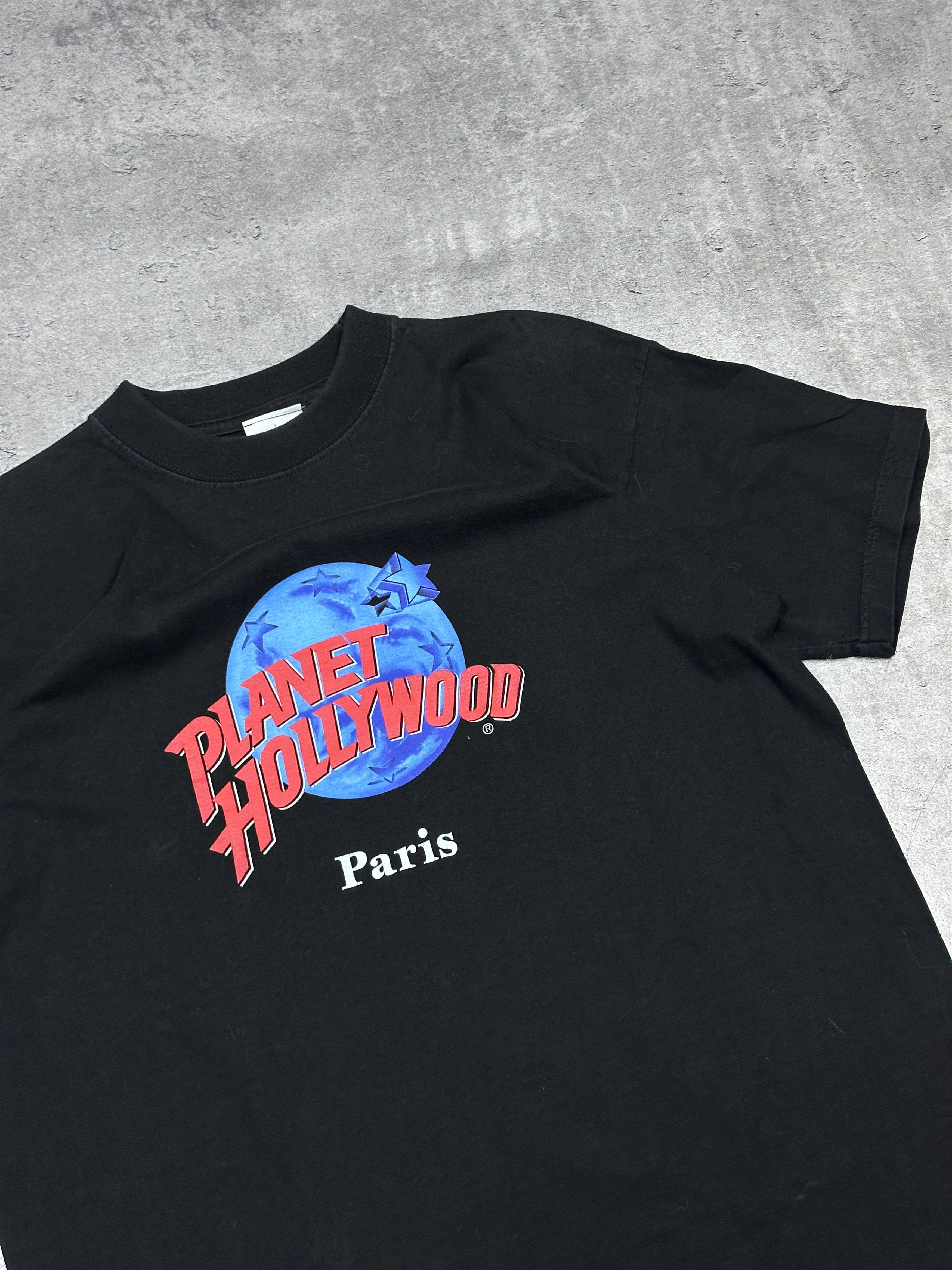 Planet Hollywood Planet Hollywood paris black tshirt vintage Size US L / EU 52-54 / 3 - 2 Thumbnail