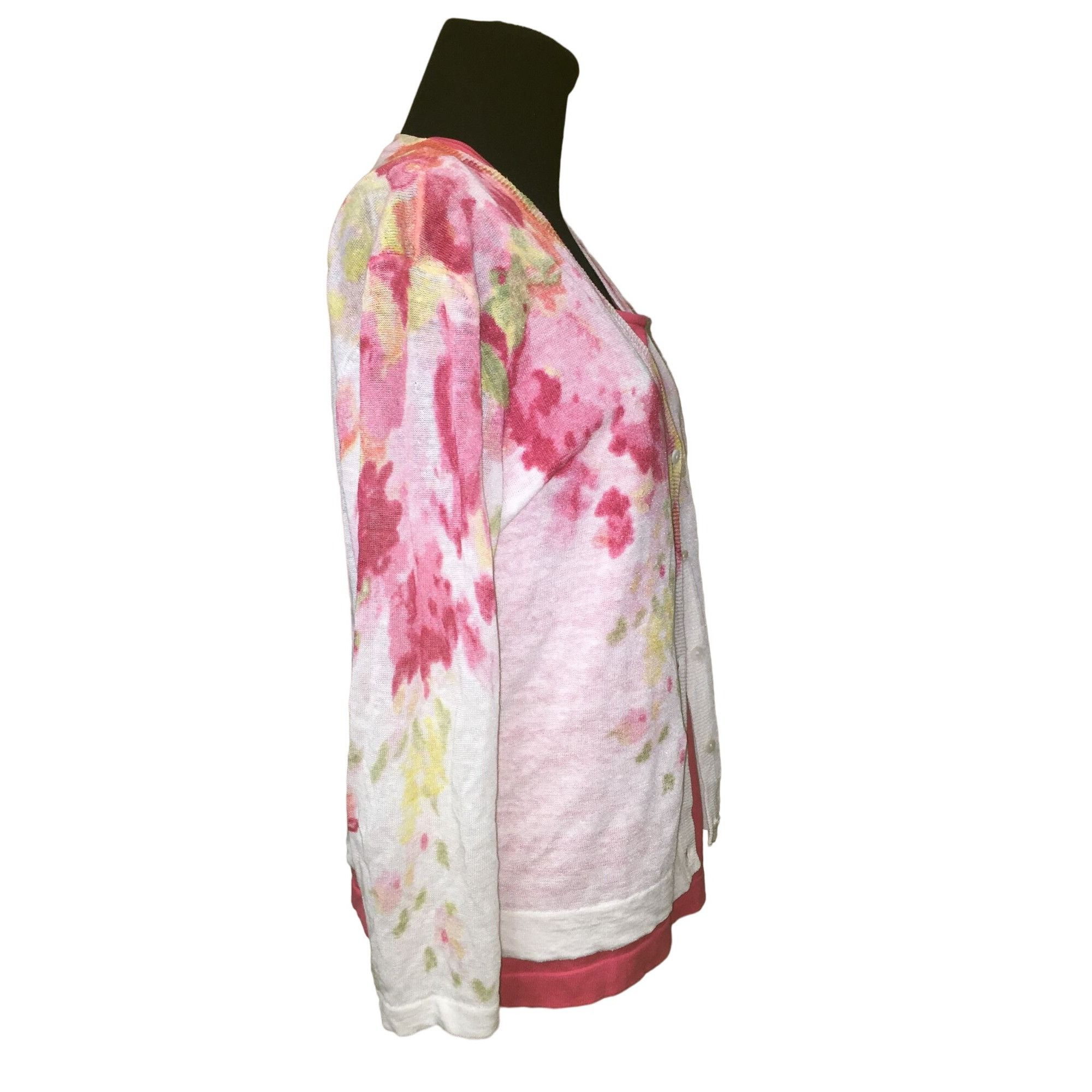 Other Womens Size Large Jones New York Collection Pink Tank Top/Lo Size L / US 10 / IT 46 - 4 Thumbnail