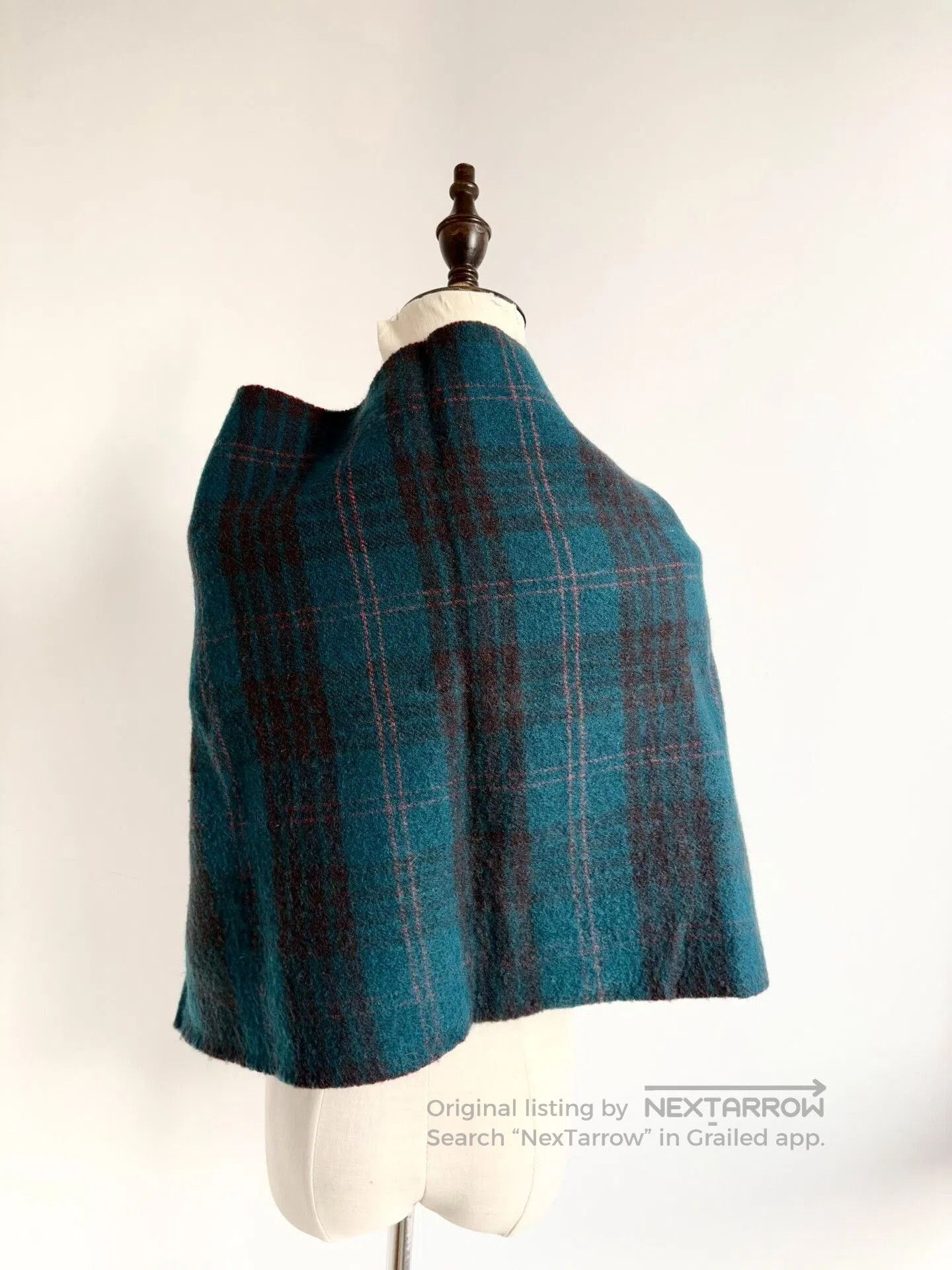 Vivienne Westwood Vivienne Westwood Blue Red Check Scarf. Size ONE SIZE - 3 Thumbnail