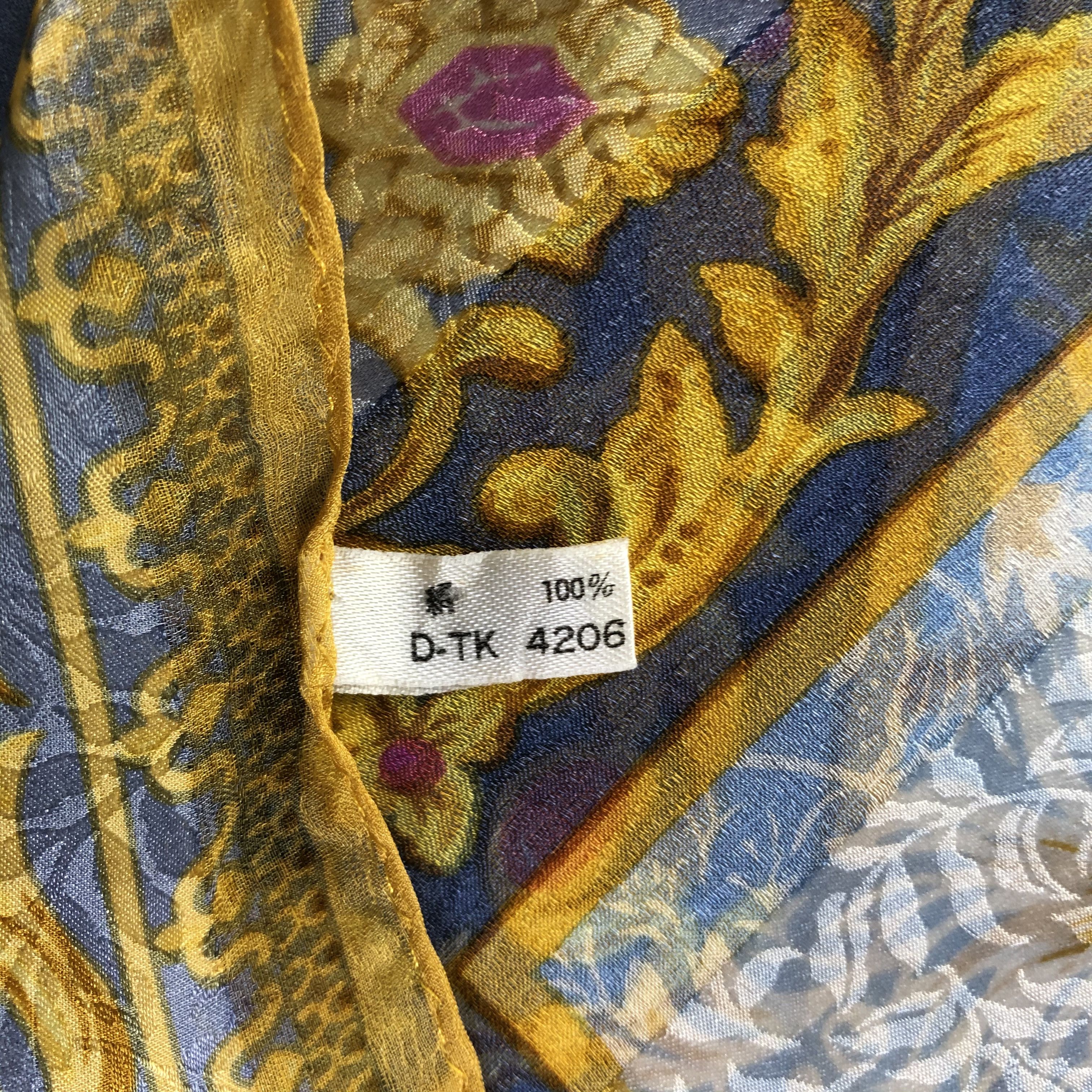Vintage Vintage Silk Scarf Size ONE SIZE - 6 Thumbnail