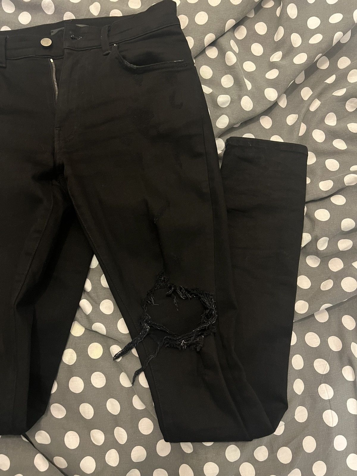 Amiri Distressed Denim Jeans Size US 30 / EU 46 - 6 Thumbnail