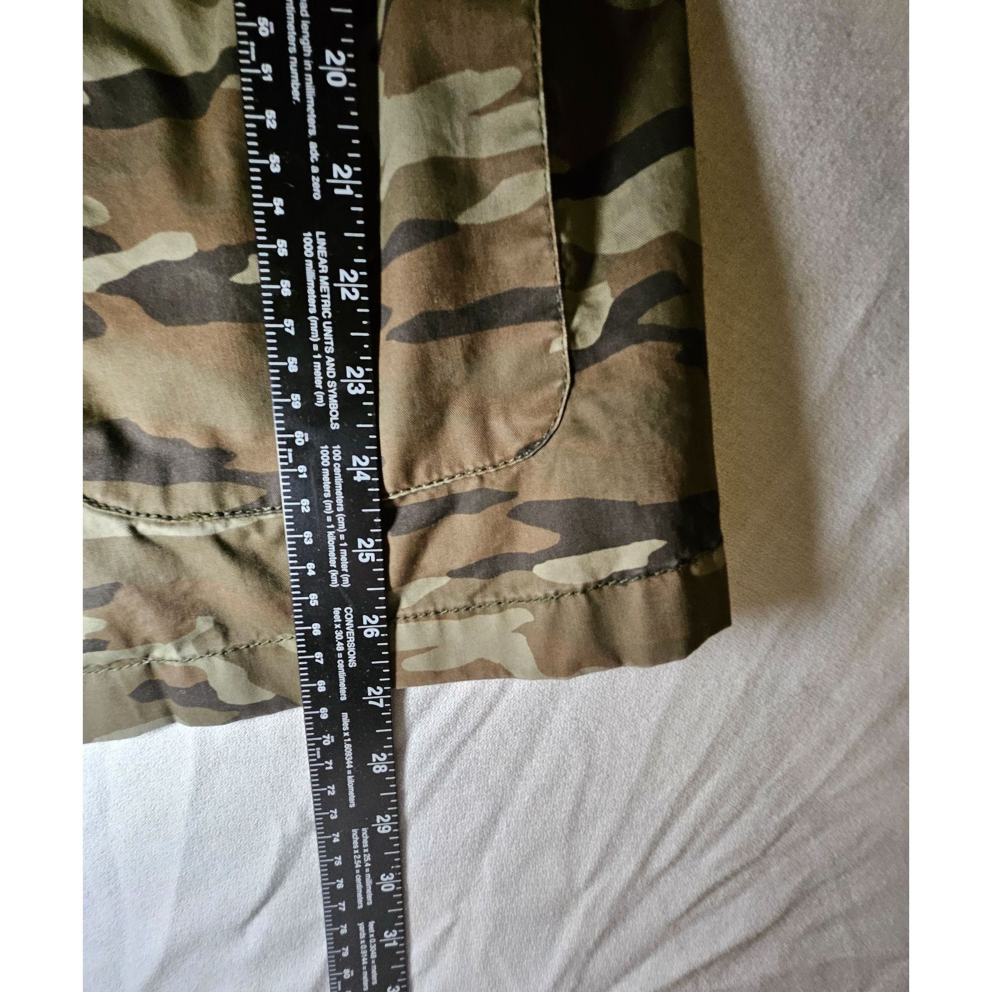 Other Caslon Military Camo Jacket Shacket Womens Medium Embroidere Size M / US 6-8 / IT 42-44 - 8 Thumbnail
