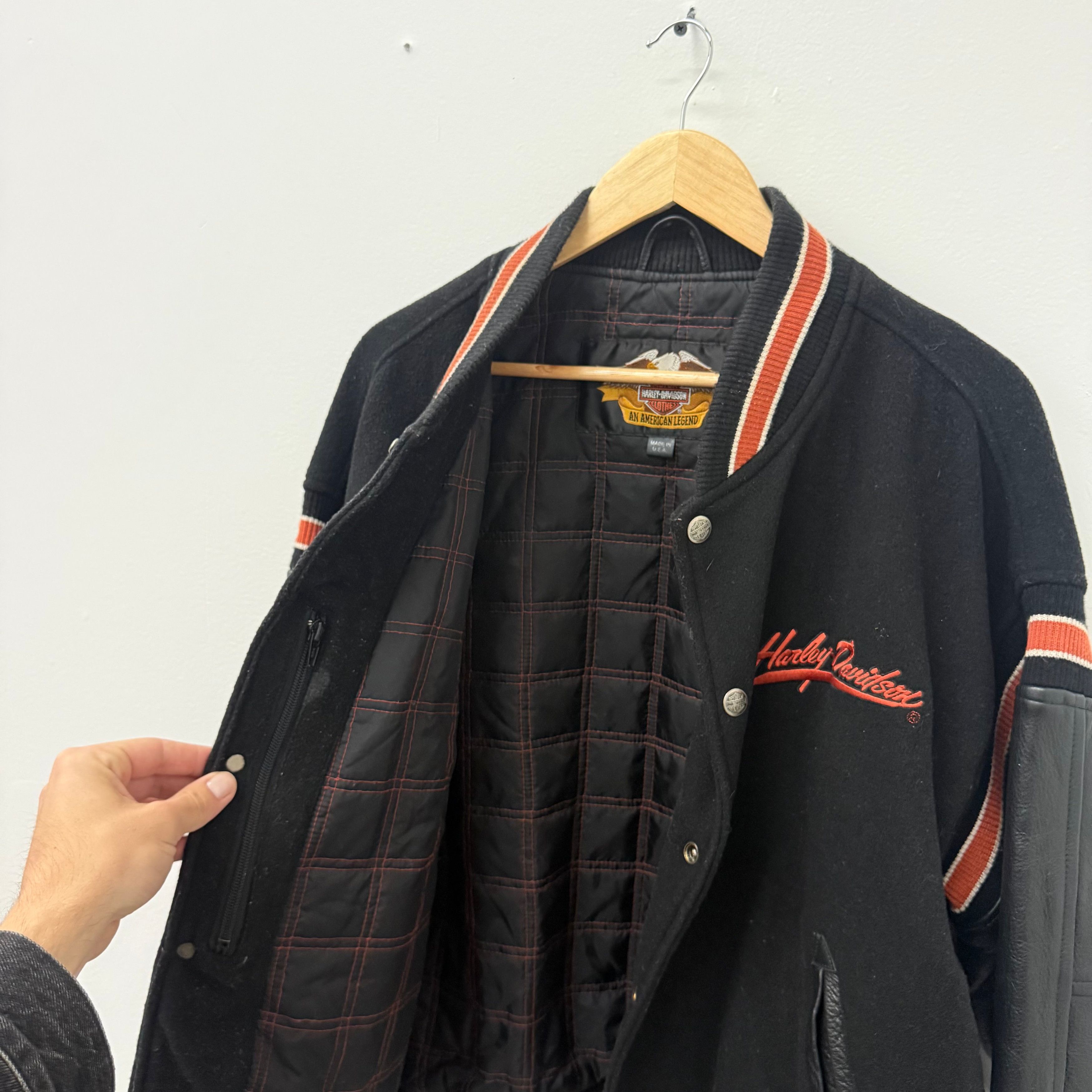 Harley Davidson Harley Davidson Leather Jacket - Size XL Size US XL / EU 56 / 4 - 4 Thumbnail
