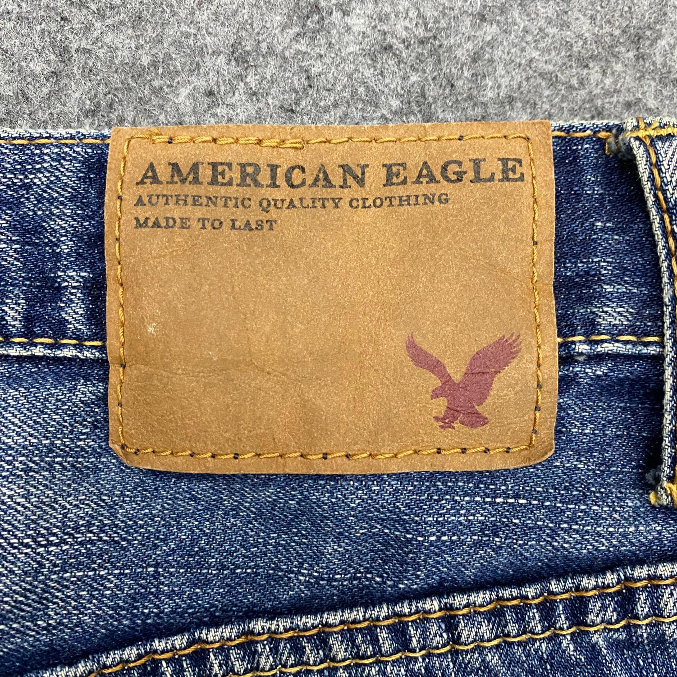 American Eagle Outfitters 💥Vintage American Eagle Qutfitters Distressed Denim Size US 36 / EU 52 - 14 Thumbnail