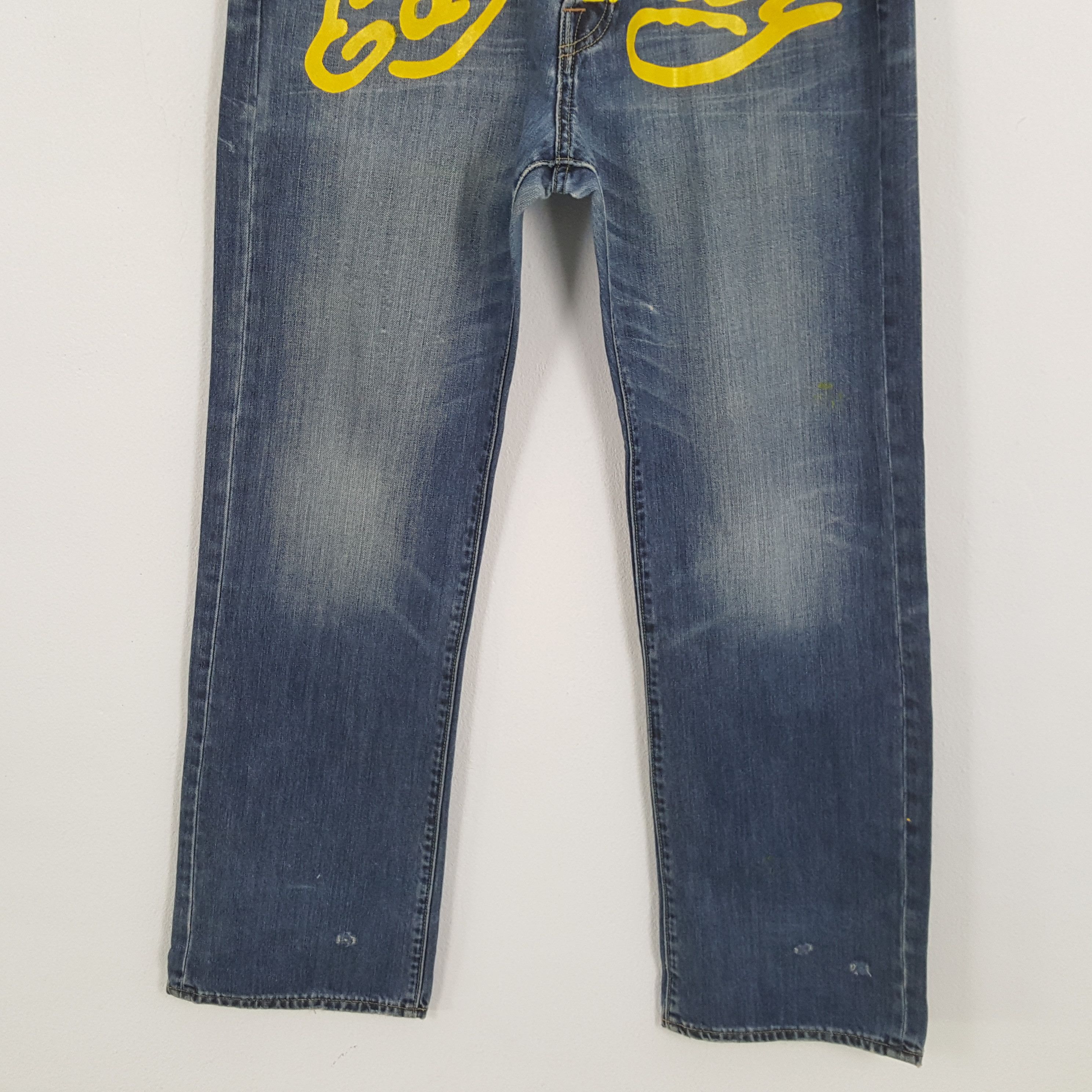 Christian Audigier × Ed Hardy × Vintage Vintage ED HARDY by CHRISTIAN AUDIGIER Designer Brand Jeans Size US 33 - 3 Thumbnail