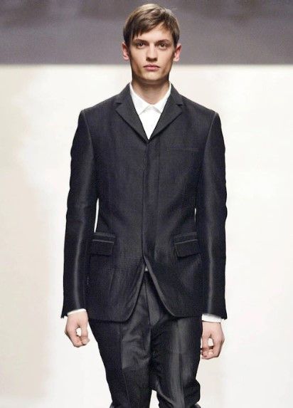 Fused Silk / Wool Ombré Blazer FW 2007 Runway