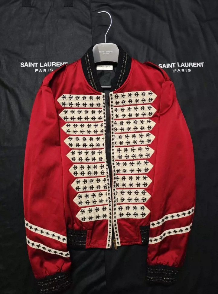 Saint Laurent Paris SAINT LAURENT boy scout baseball jacket - DMC Size US L / EU 52-54 / 3 - 1 Thumbnail