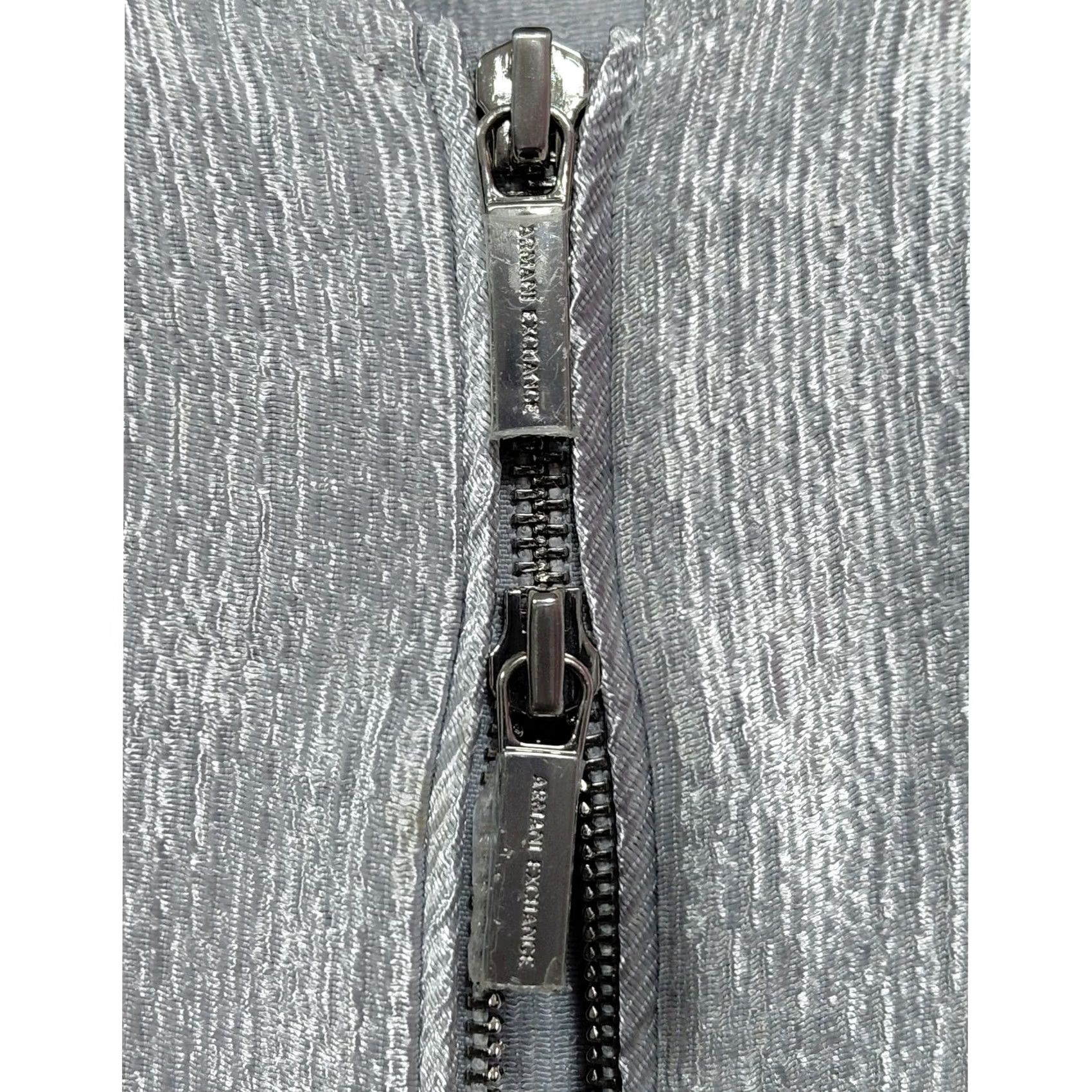 Armani Exchange A|X ARMANI EXCHANGE Women Jacket Silver Polyester M Size M / US 6-8 / IT 42-44 - 5 Thumbnail