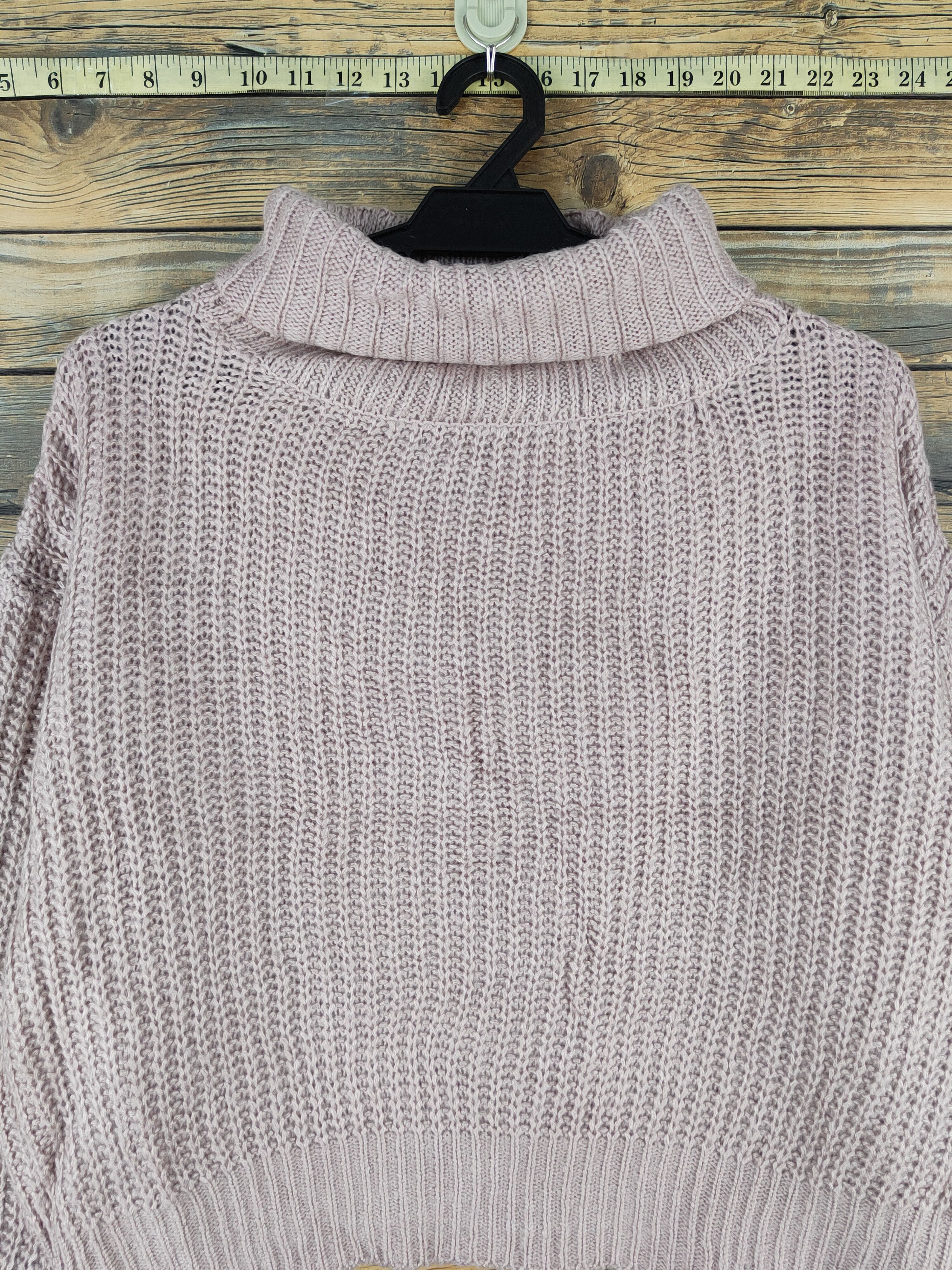 Japanese Brand Ems Excite Pink Knitwear Crop Tops #W1178 Size M / US 6-8 / IT 42-44 - 2 Thumbnail