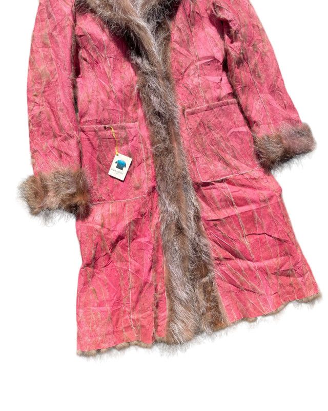 Other Vintage Reversible Patchwork Fur and Leather Patchwork Coat Size M / US 6-8 / IT 42-44 - 3 Thumbnail