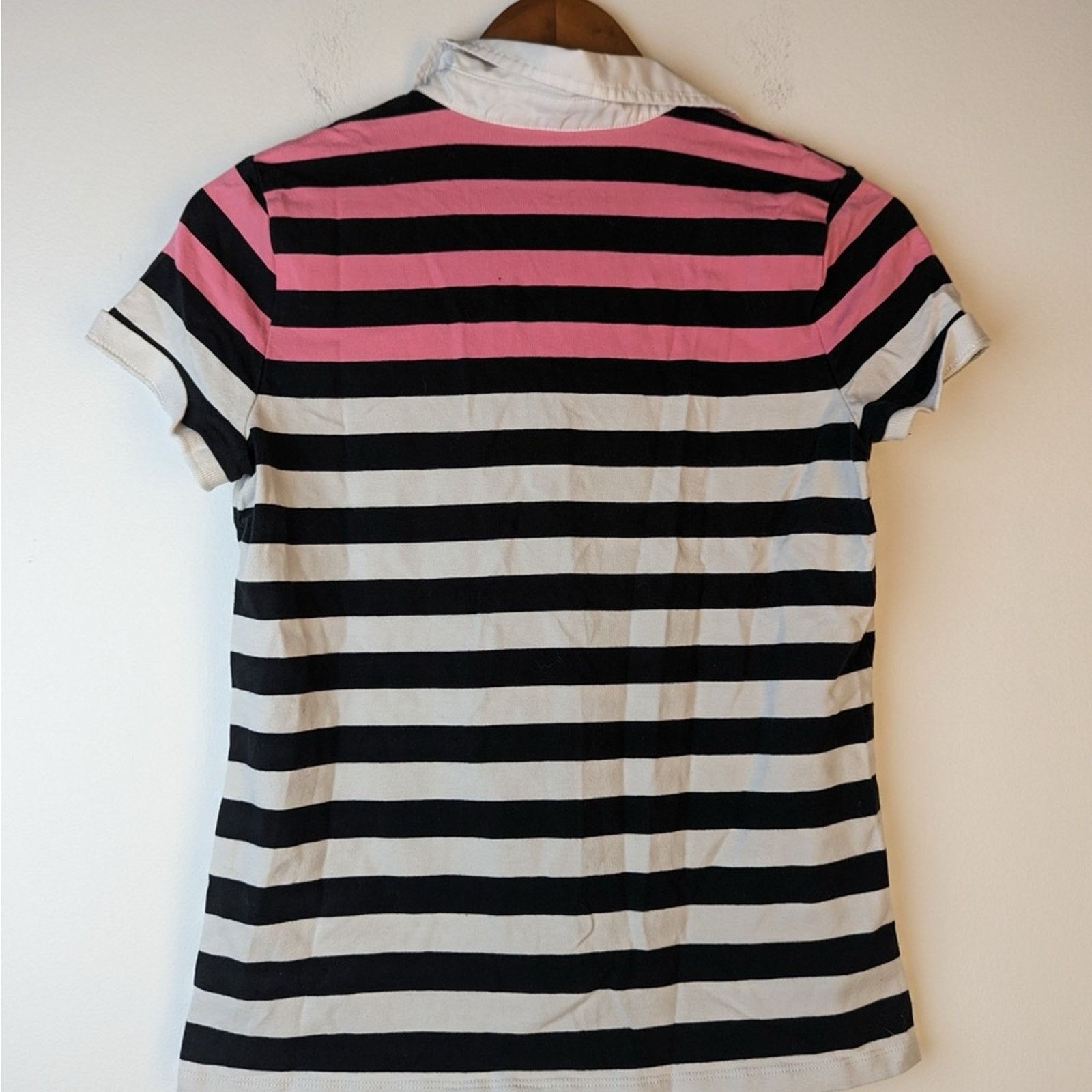 Lauren Ralph Lauren Ralph Lauren Striped Polo Shirt Size M / US 6-8 / IT 42-44 - 3 Thumbnail