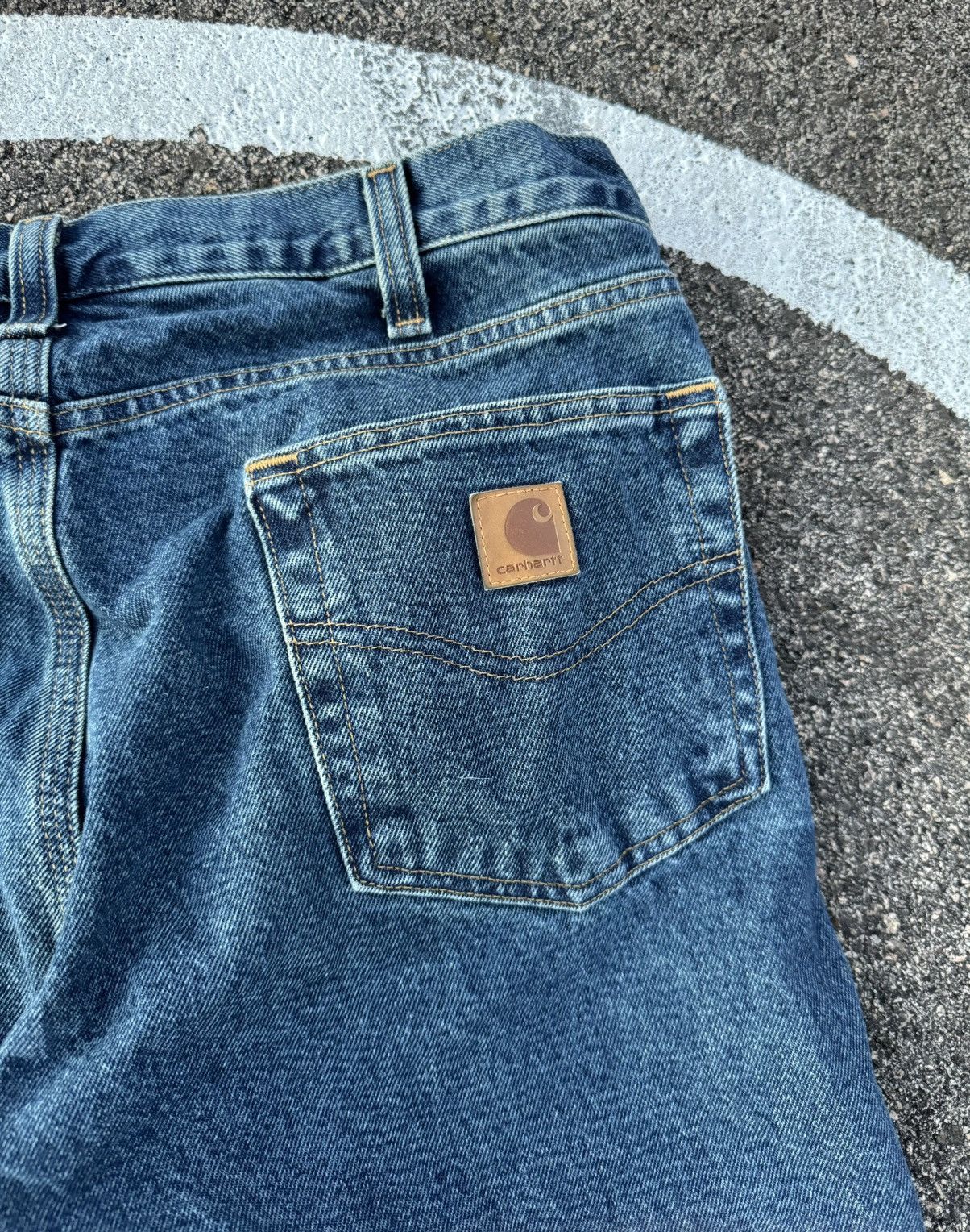 Carhartt × Carhartt Wip × Vintage Vintage Carhartt Blue Jeans Y2K Size US 34 / EU 50 - 5 Thumbnail