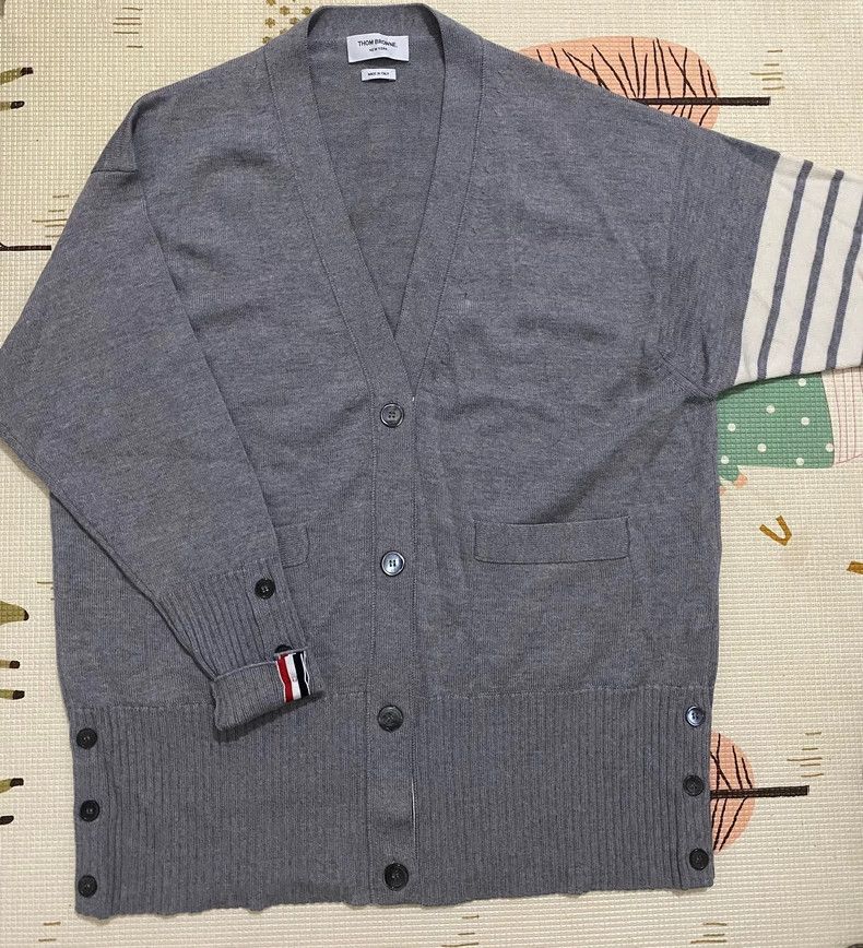 Thom Browne Thom Browne Knitted coat Size US XS / EU 42 / 0 - 1 Thumbnail