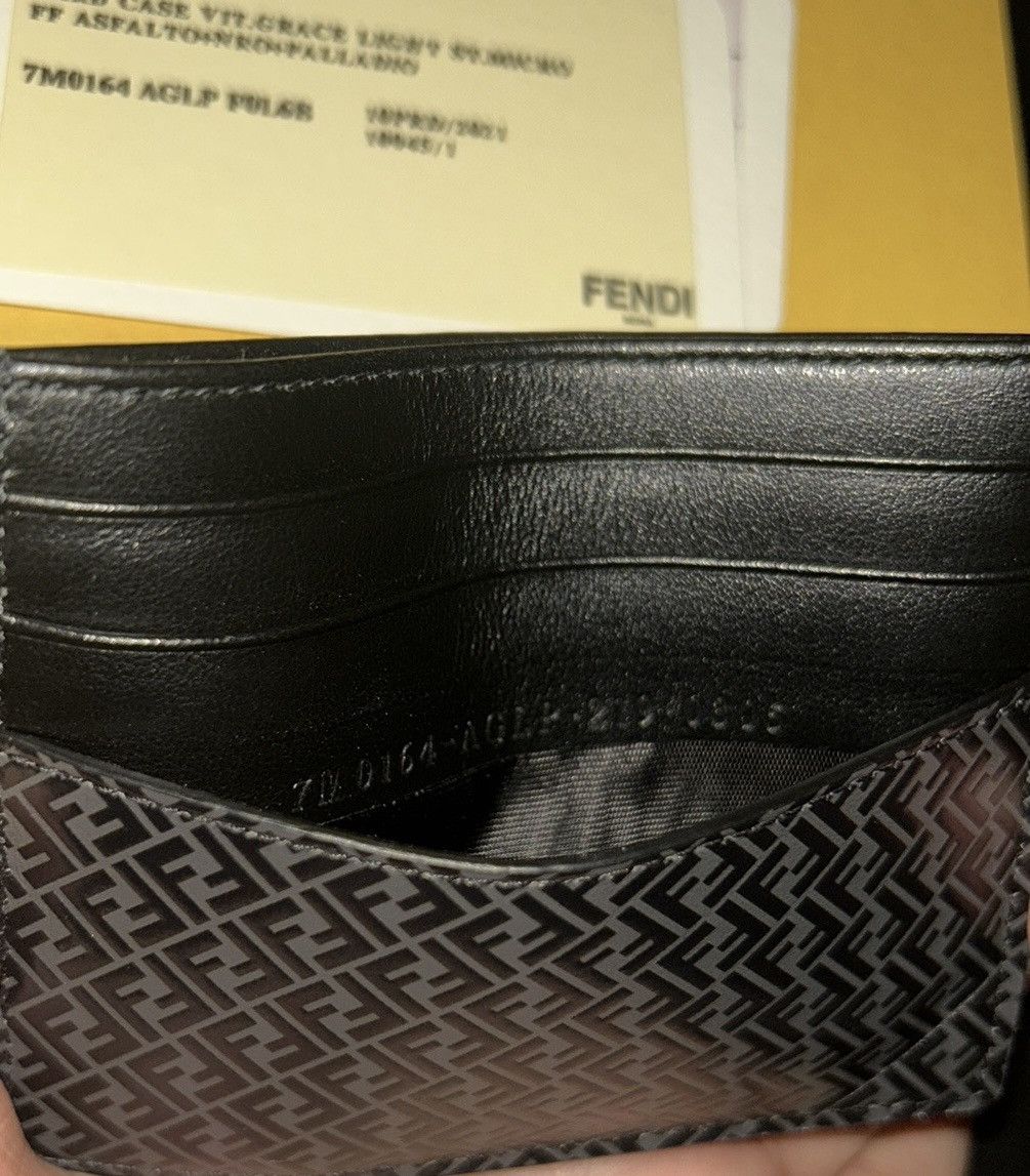 Fendi Fendi FF Calf Leather Card Case Size ONE SIZE - 7 Thumbnail
