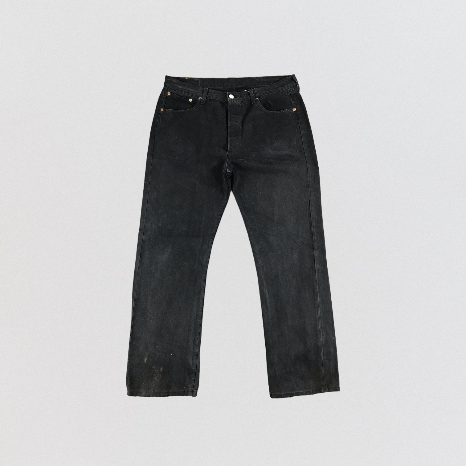 Levi's × Vintage Vintage 90s Distress Levis 501 Jeans-JM1669 Size US 36 / EU 52 - 1 Thumbnail