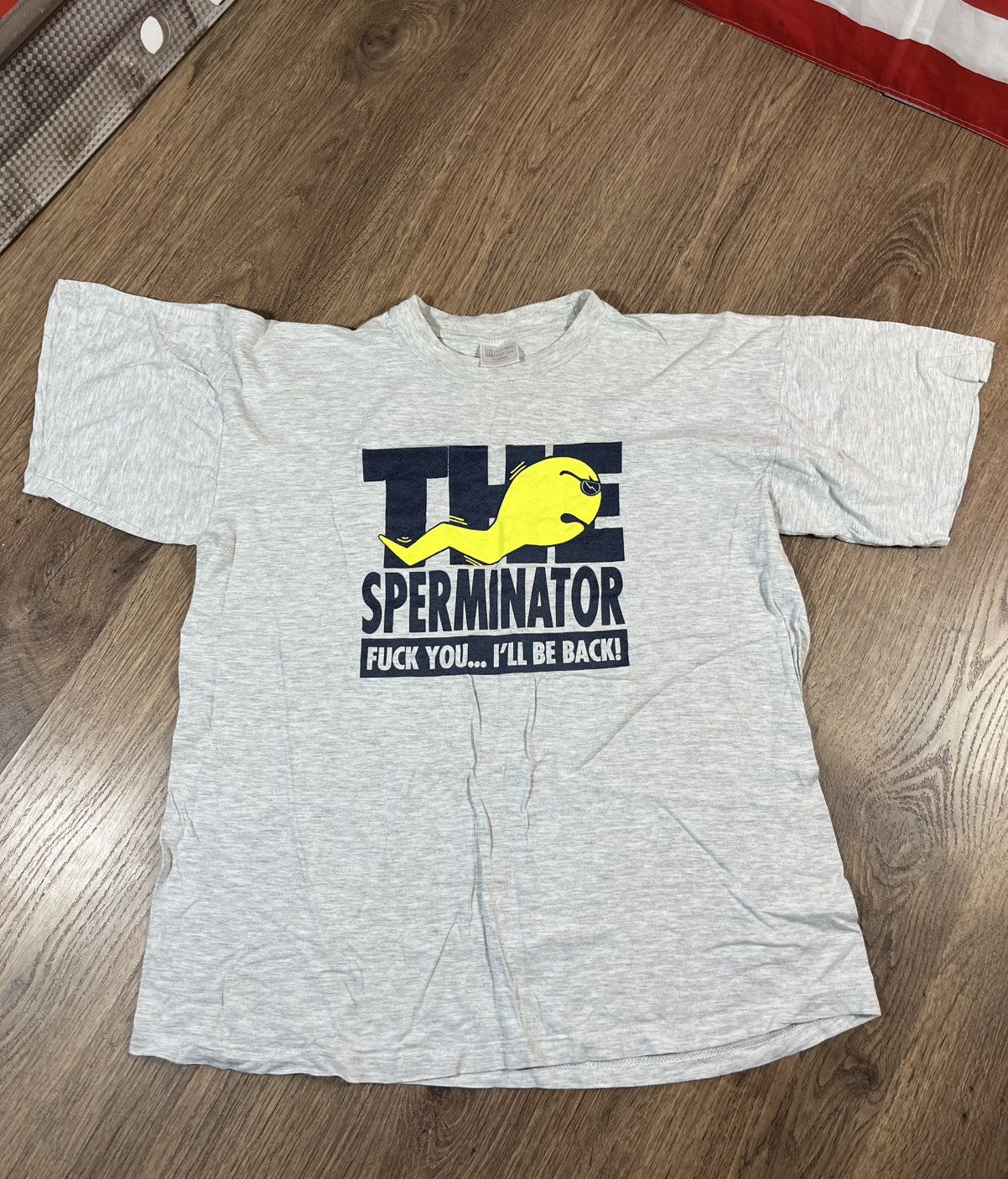 Other Vintage 90s The Sperminator Fuck You I’ll Be Back Sex Tee Size US XL / EU 56 / 4 - 4 Thumbnail