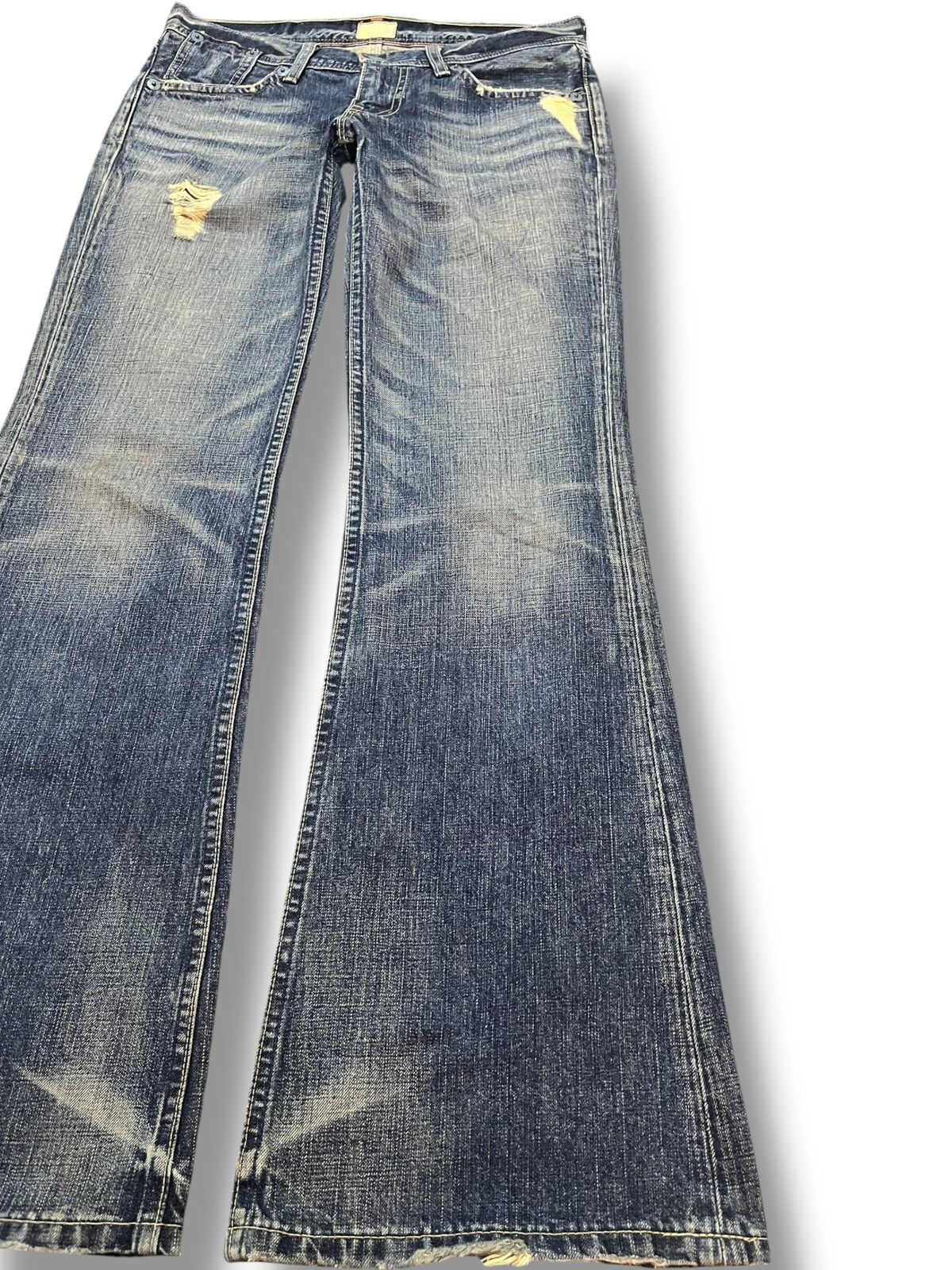 Levi's Vintage Clothing Vintage Levi’s 927-03 Flare Bootcut Redloop Denim Size US 30 / EU 46 - 4 Thumbnail