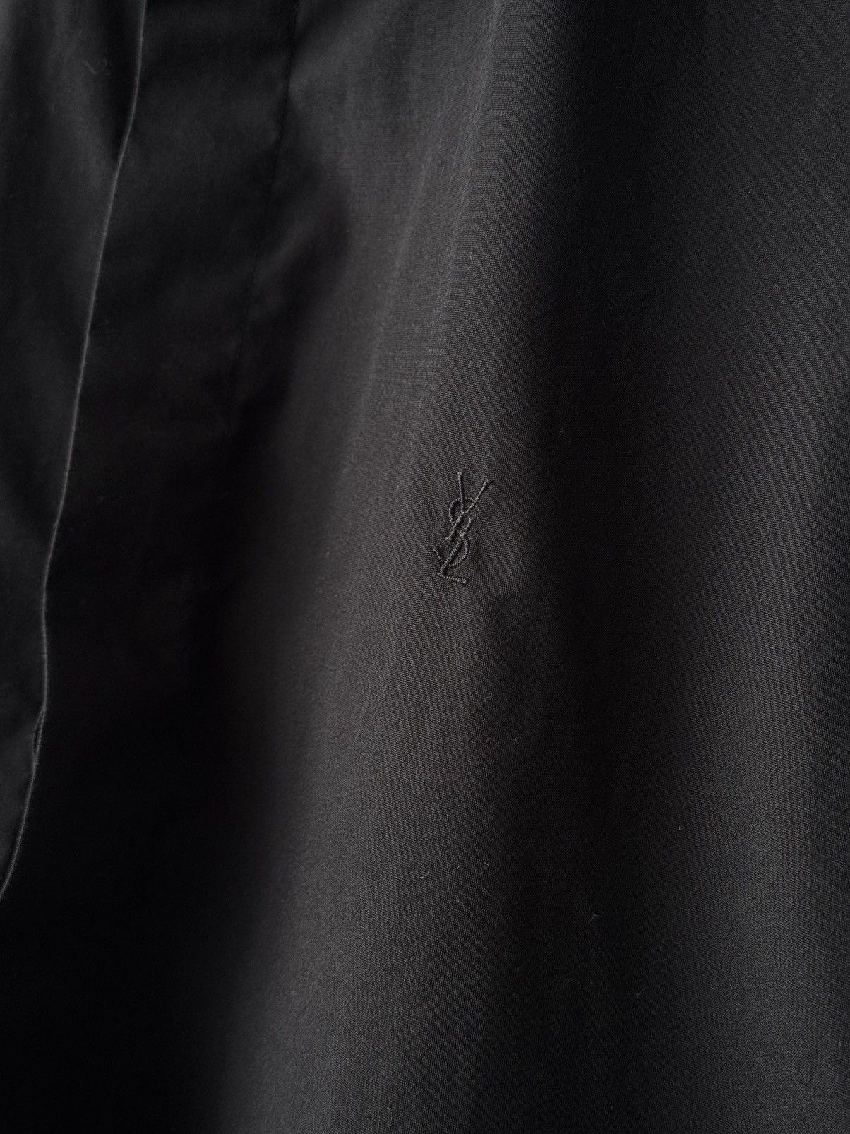 Yves Saint Laurent Vintage 00s YSL Pour Homme Black Button Shirt Size US M / EU 48-50 / 2 - 4 Thumbnail