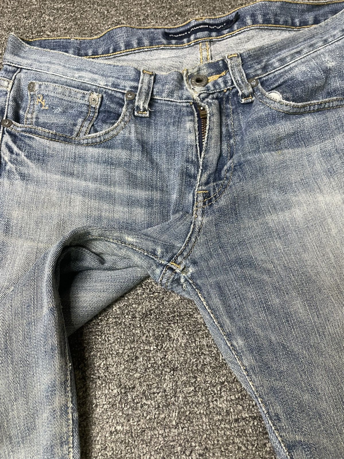 Polo Ralph Lauren × Ralph Lauren × Vintage Ralph Lauren Sport Skinny Denim Jeans (92) Size US 31 - 12 Thumbnail