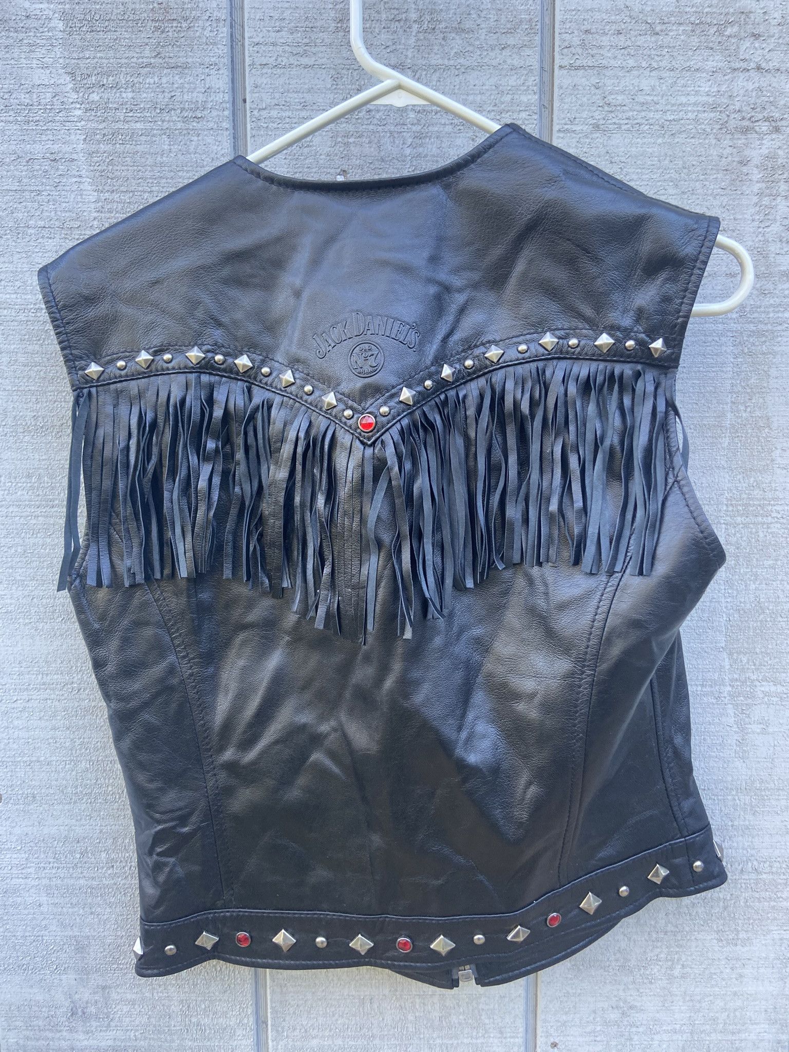 Other Jack Daniels Old No. 7 Women’s Leather Motorcycle Vest S Size S / US 4 / IT 40 - 15 Thumbnail