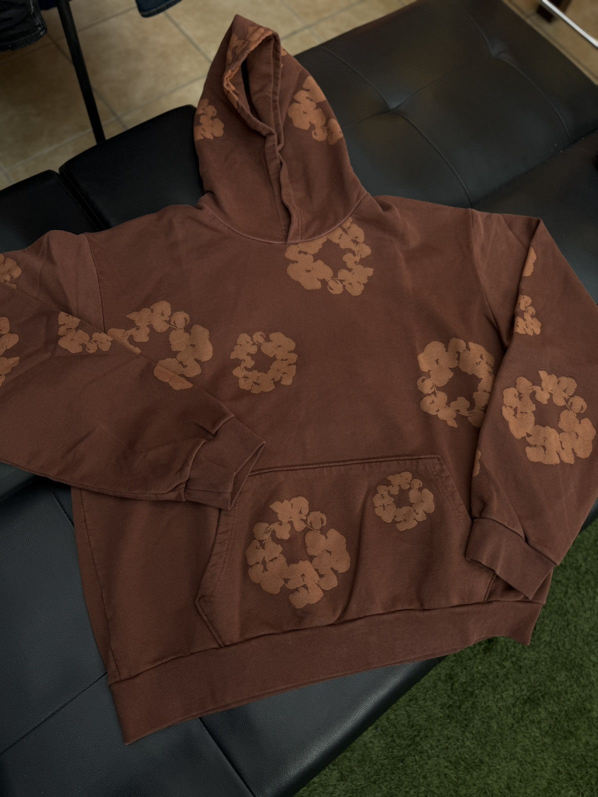 DENIM TEARS Denim Tears Brown 2025 Cotton Wreath Hoodie XXL Size US XXL / EU 58 / 5 - 4 Thumbnail