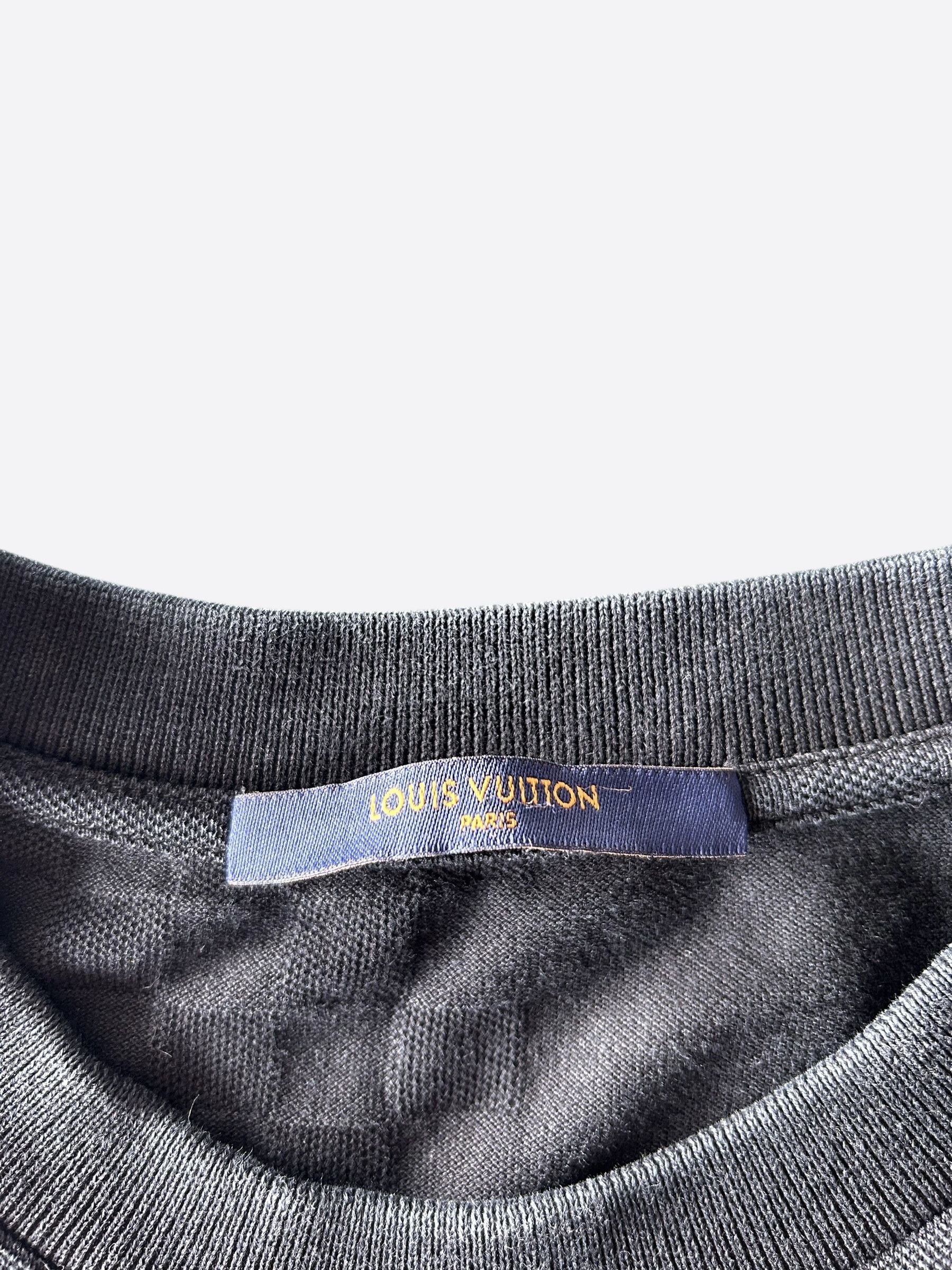 Louis Vuitton Louis Vuitton Black Half Damier Pocket T-Shirt Size US M / EU 48-50 / 2 - 3 Thumbnail