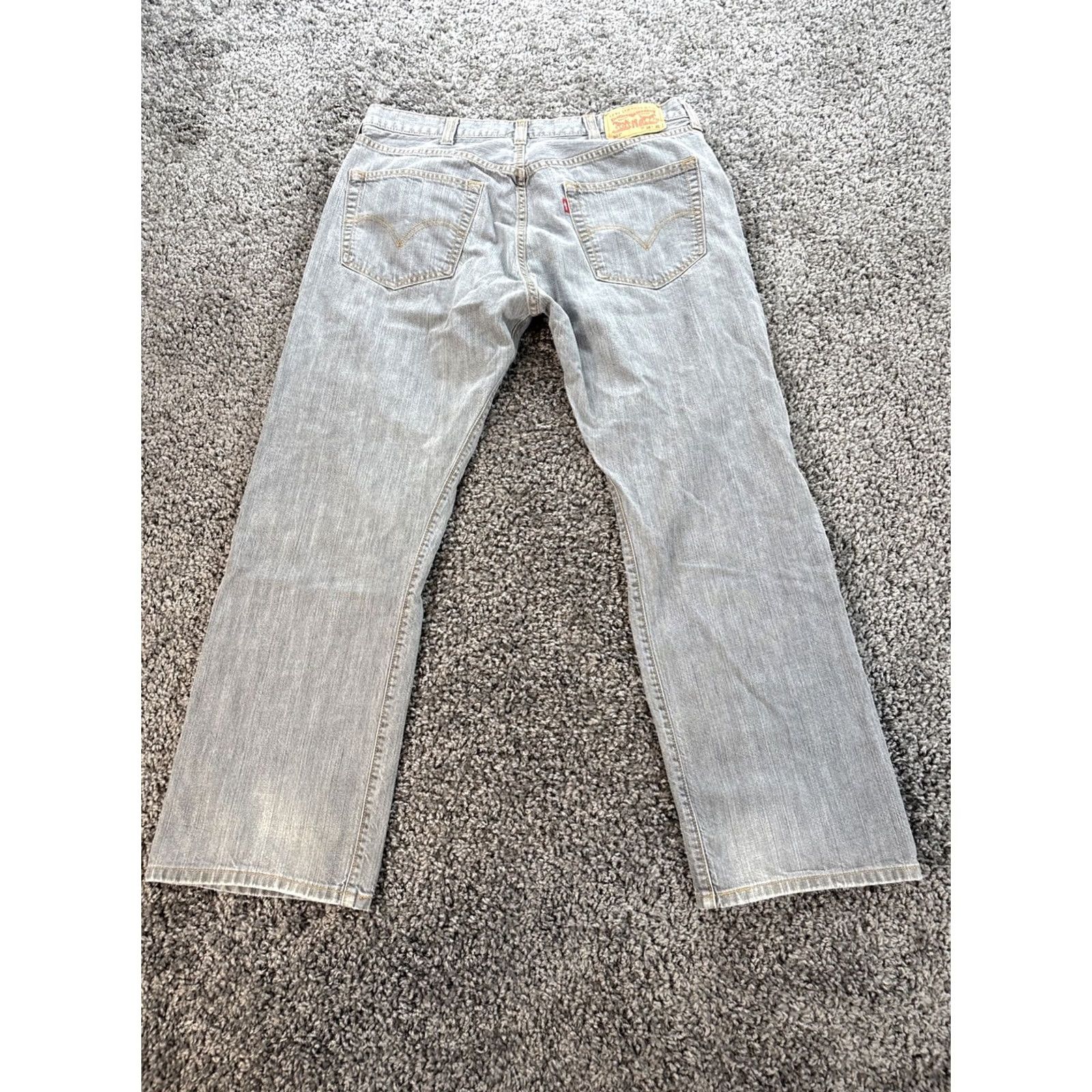 Levi's Levi'S 501 Jeans Mens Gray Button Fly Vintage 36x29 100% Cotton Shirt Size US 36 / EU 52 - 8 Thumbnail