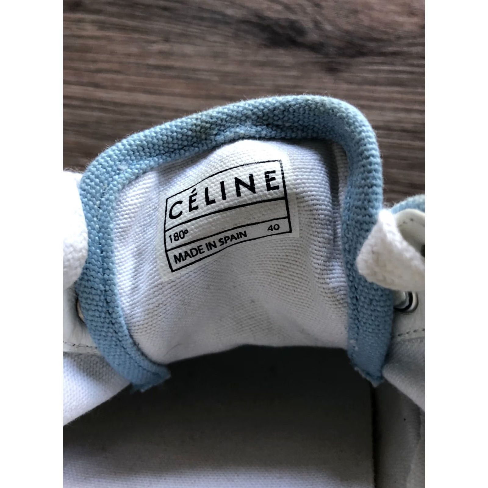 Celine CELINE Sneaker Men US 8/UK 7 EU 40 Blue Low Lace Up Athletic Shoes Size US 7 / EU 40 - 7 Thumbnail