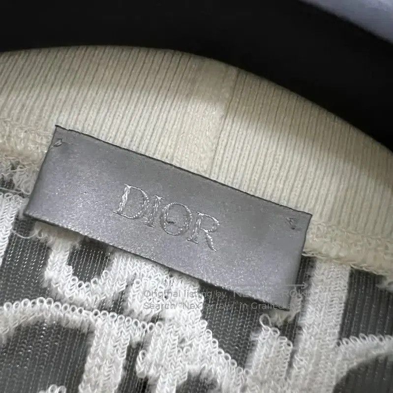 Dior Dior White Logo Long Sleeve Cropped T. Size XXS / US 00 / IT 34 - 4 Thumbnail