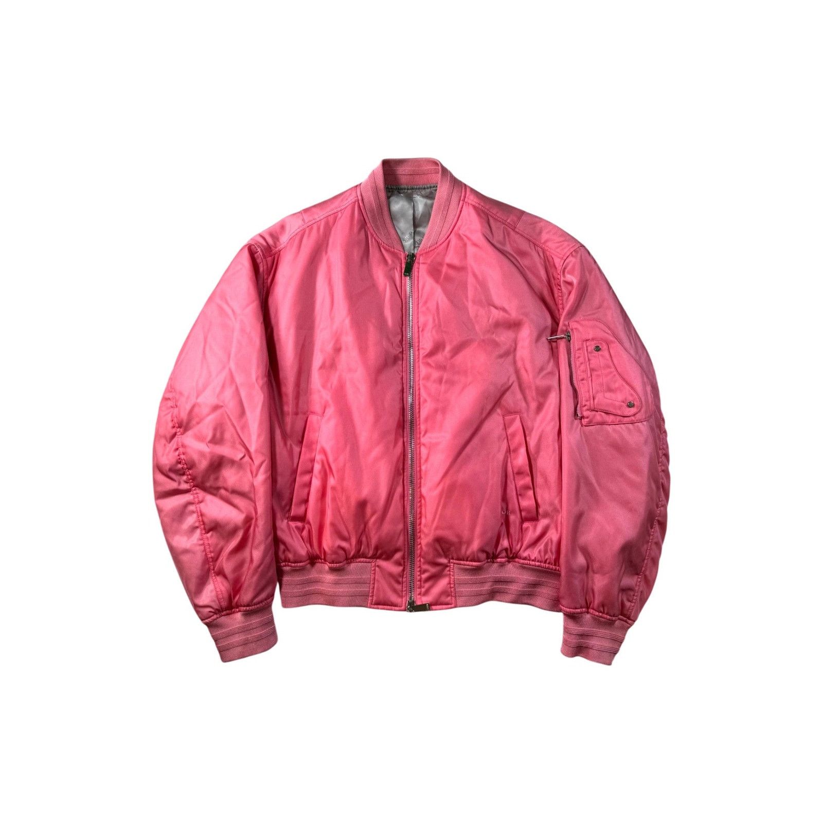 Dior Dior Reversible Pink & Grey Bomber Jacket Size US L / EU 52-54 / 3 - 1 Thumbnail