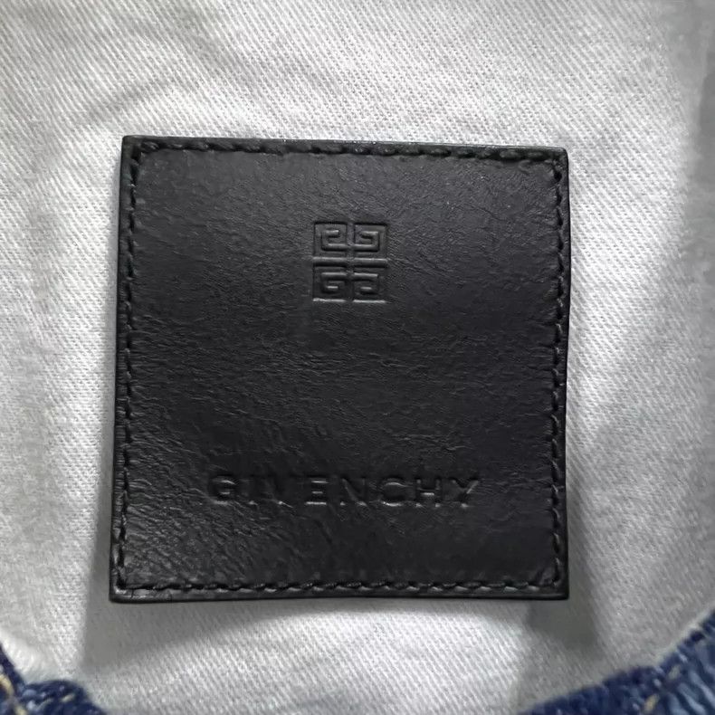 Givenchy Givenchy Logo Imprinted Single-Breasted Denim Jacket S Size US S / EU 44-46 / 1 - 2 Thumbnail