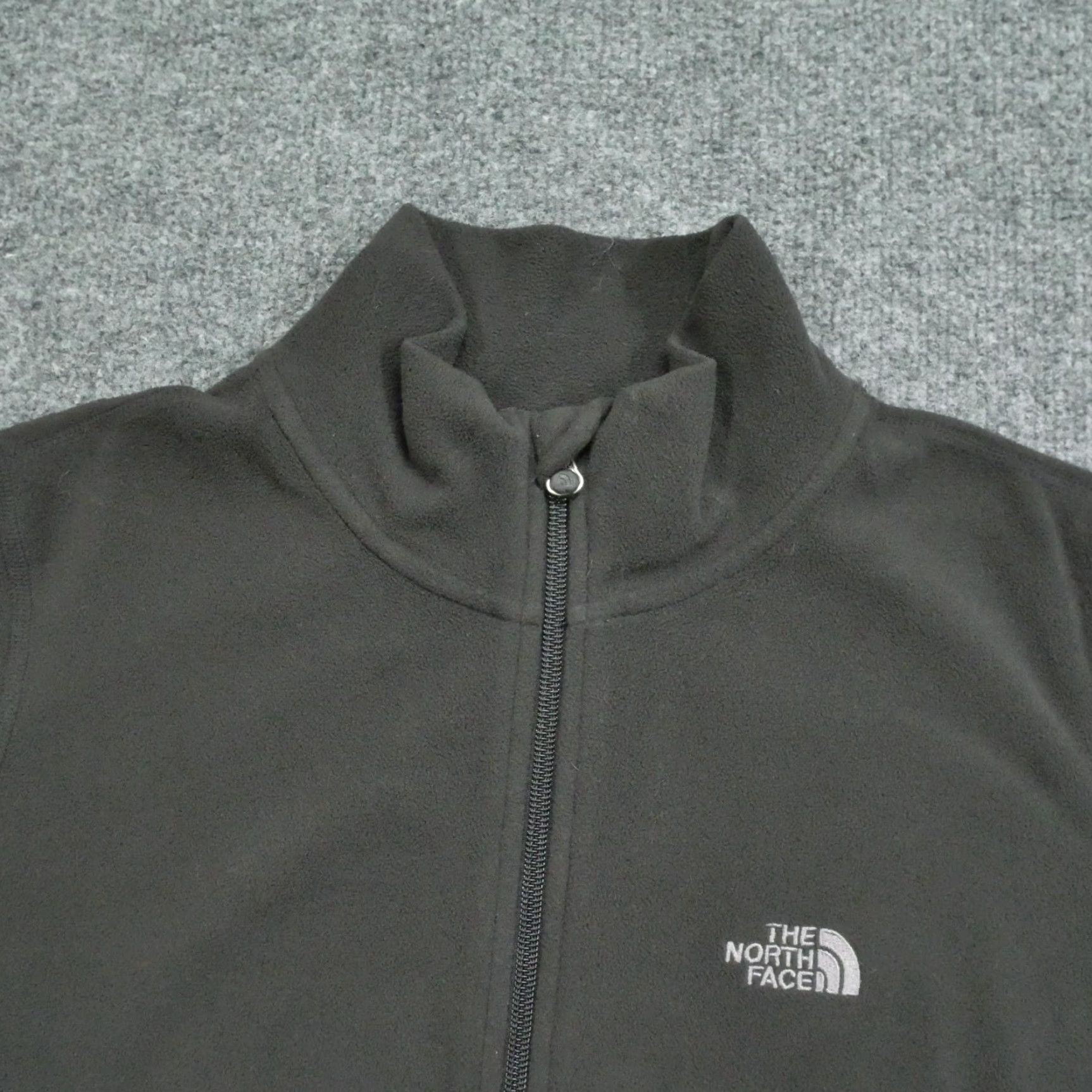 The North Face The North Face Jacket Womens L Grey Full Zip Fleece TKA 100 Size L / US 10 / IT 46 - 3 Thumbnail