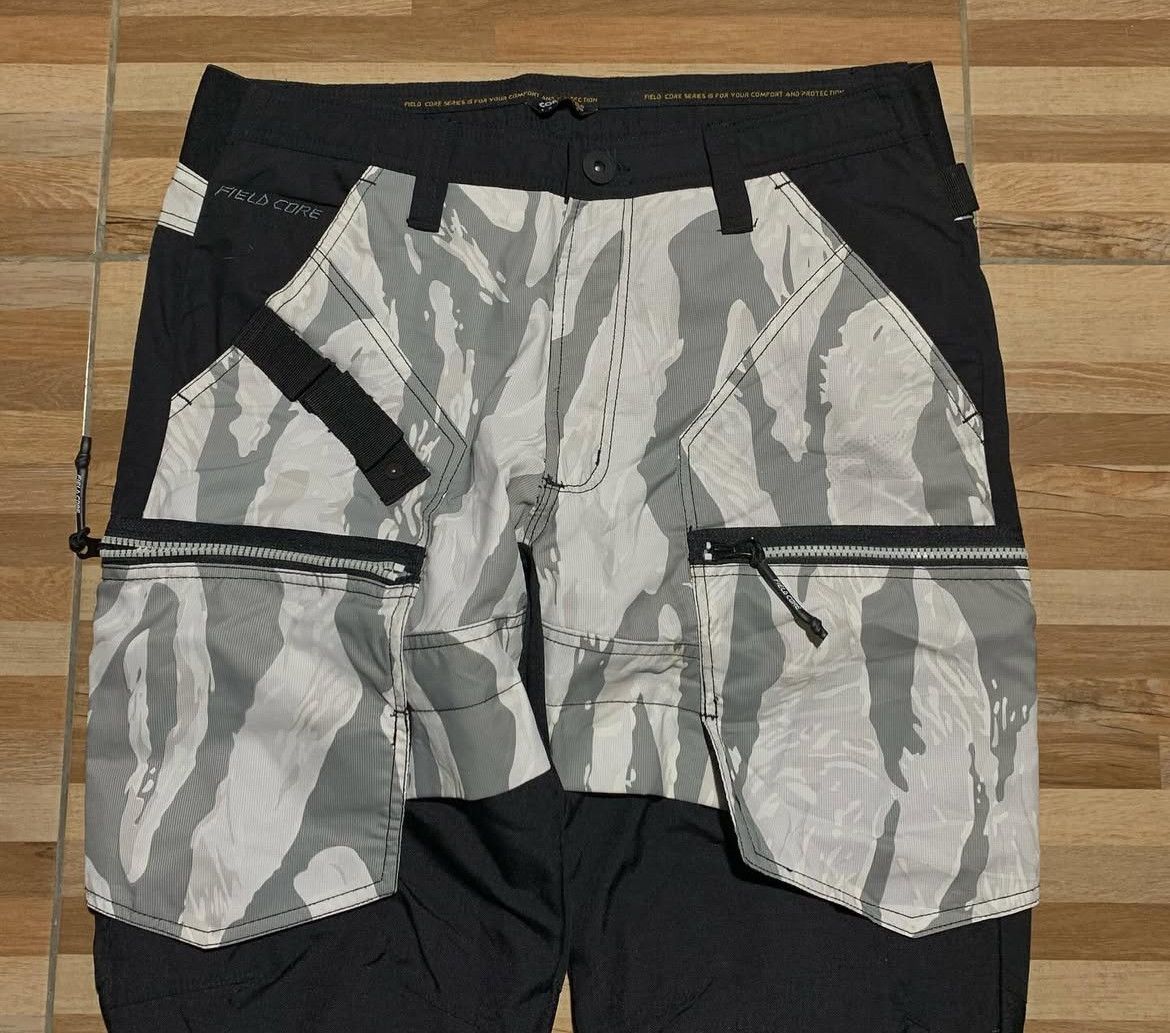 Japanese Brand 2000s Archival Field Core Cordura Camo 2in1 Hybrid Cargo y2k Size US 34 / EU 50 - 4 Thumbnail