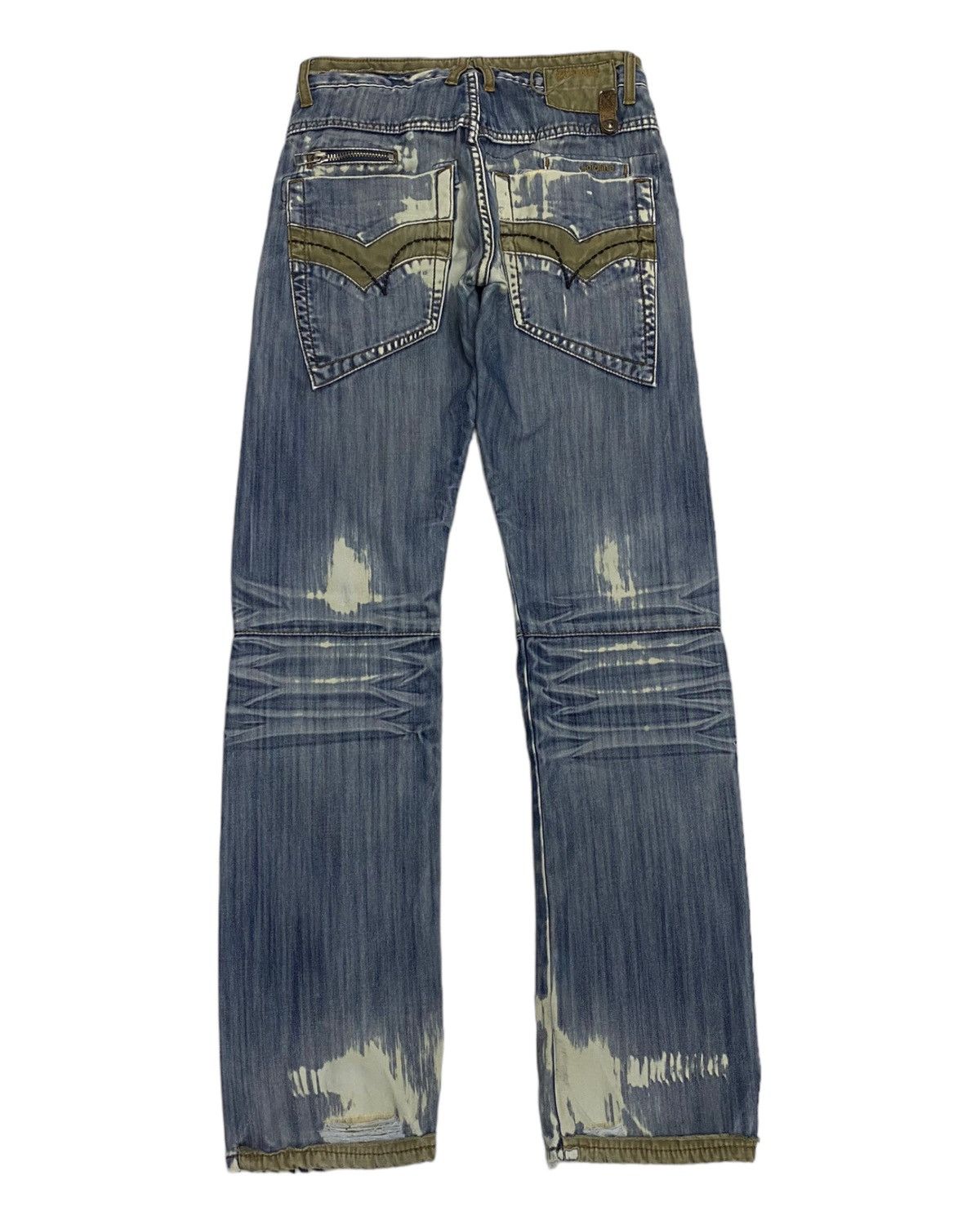 Kapital SICK🔥GOLDLINE DISTRESSED DENIM RARE UNDERCOVER STYLE DESIGN Size US 29 - 2 Thumbnail