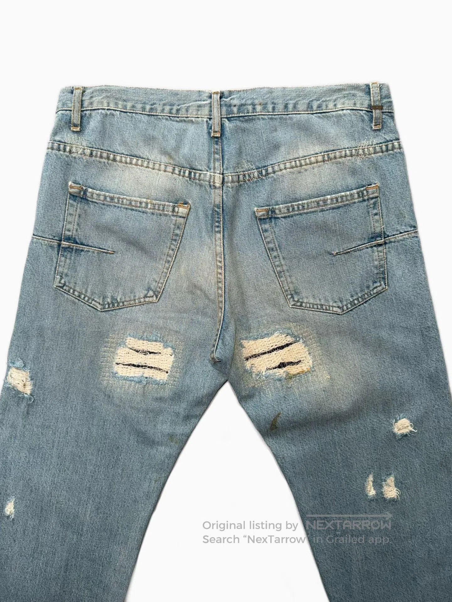 Dior Dior Homme 06ss 'Crash' Distressed Jeans. Size US 31 - 7 Thumbnail