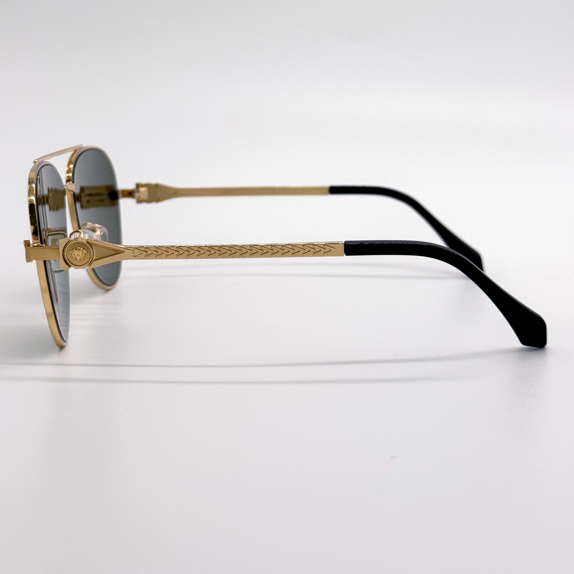 Versace NEW VE2283 1002/7I GOLD AVIATOR SUNGLASSES VERSACE VE2283 10 Size ONE SIZE - 6 Thumbnail