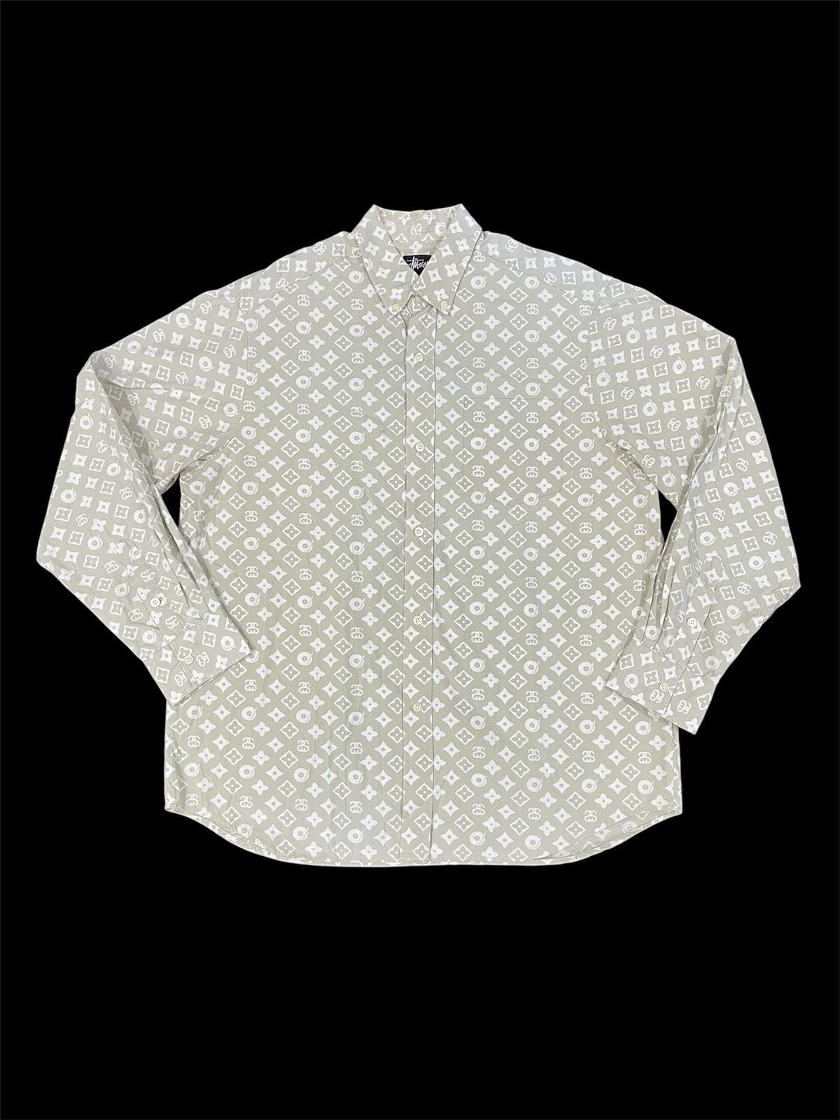 Other Stussy LV Monogram Long sleeve Button Up shirt USA Size US M / EU 48-50 / 2 - 1 Thumbnail