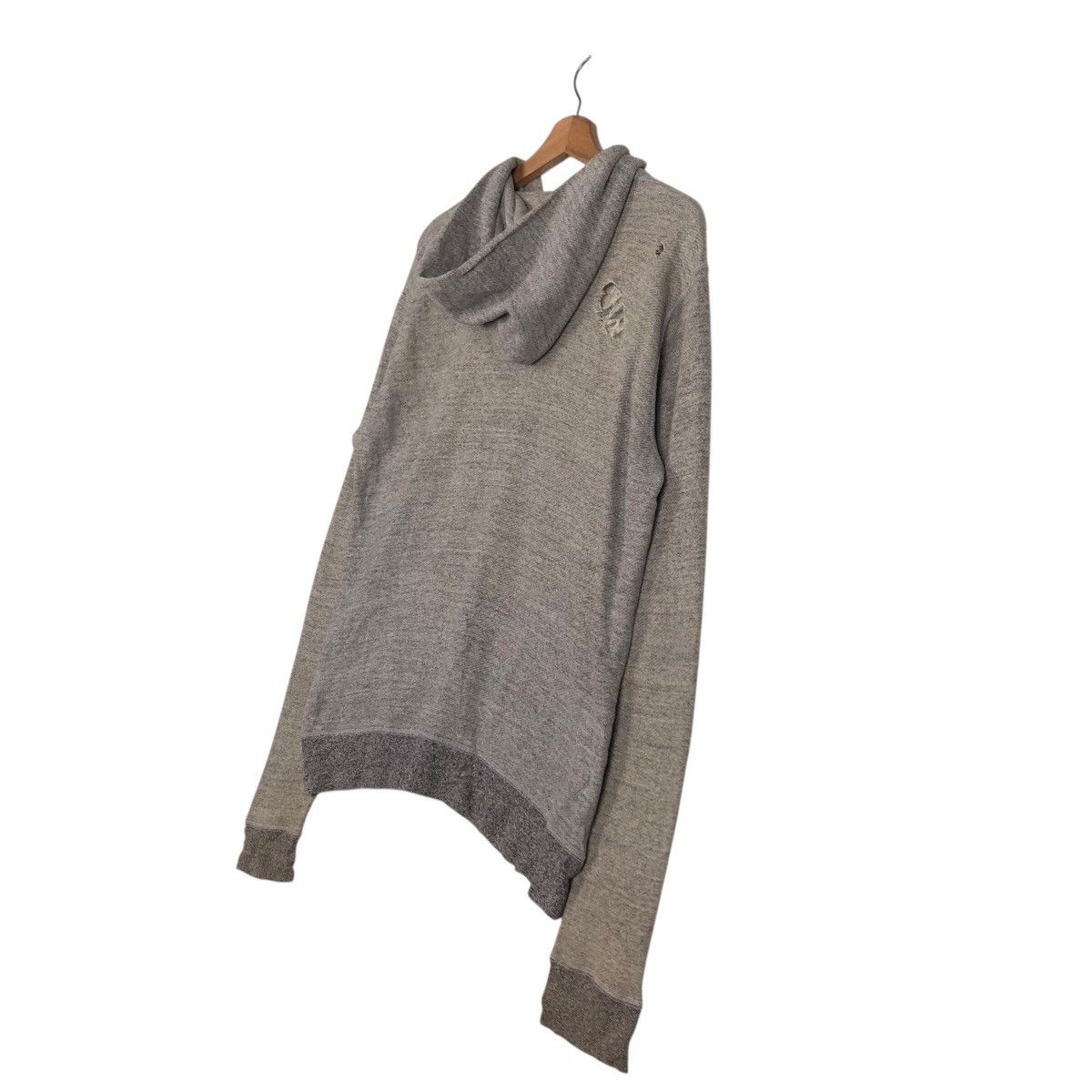 Japanese Brand General Supply Ships Issey Miyake Distressed Zipper Sweater Size US M / EU 48-50 / 2 - 12 Thumbnail