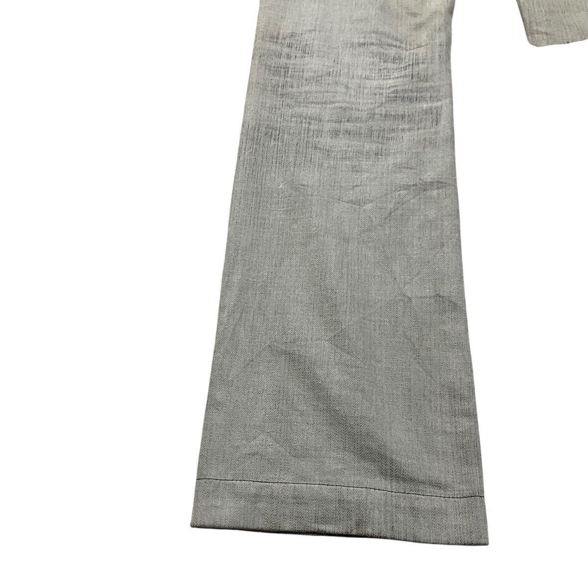 Le Grande Bleu (L.G.B.) BIGLIDUE Coated Denim Flare Jeans Size US 31 - 14 Thumbnail