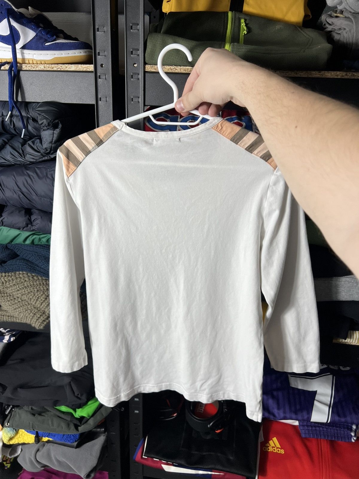 Burberry Vintage Burberry Women’s Long Sleeve Size L 🇬🇧 Size L / US 10 / IT 46 - 9 Thumbnail