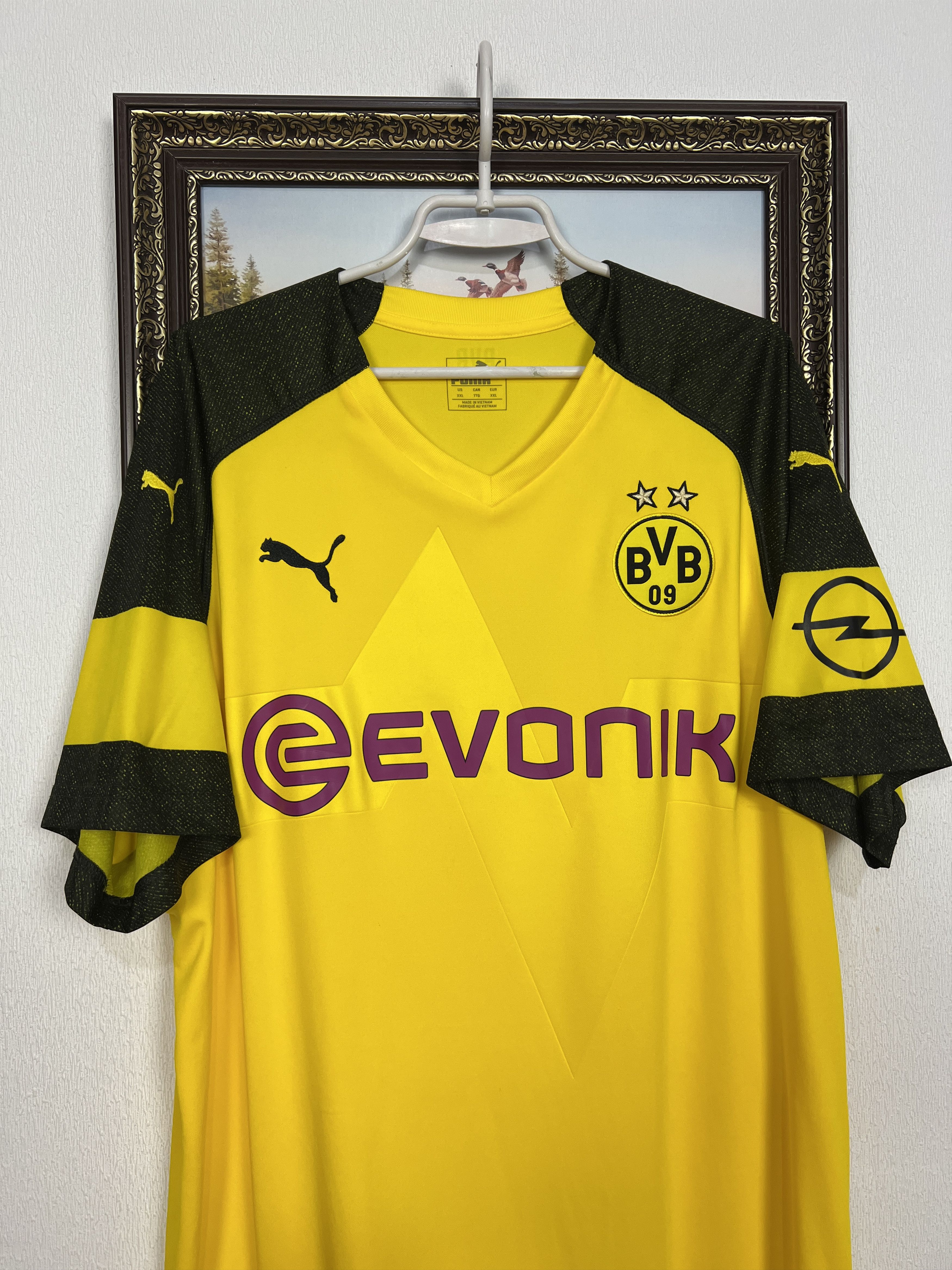 Puma Borussia Dortmund Home football shirt Soccer Jersey Trikot Size US XXL / EU 58 / 5 - 2 Thumbnail