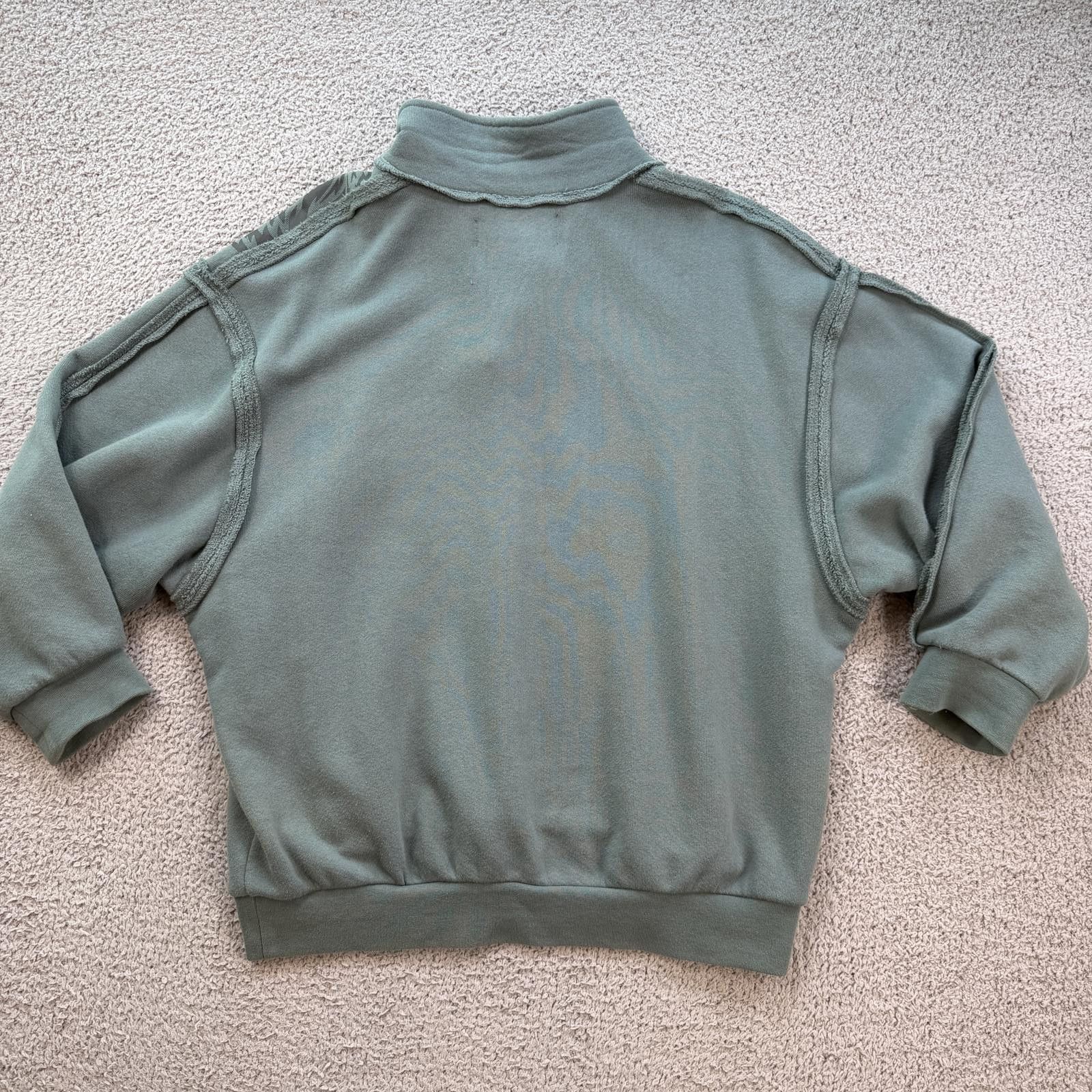 Darc Sport Darc Sport Wolves Sweatshirt Womens Green Mock Neck S Gym Size S / US 4 / IT 40 - 2 Thumbnail