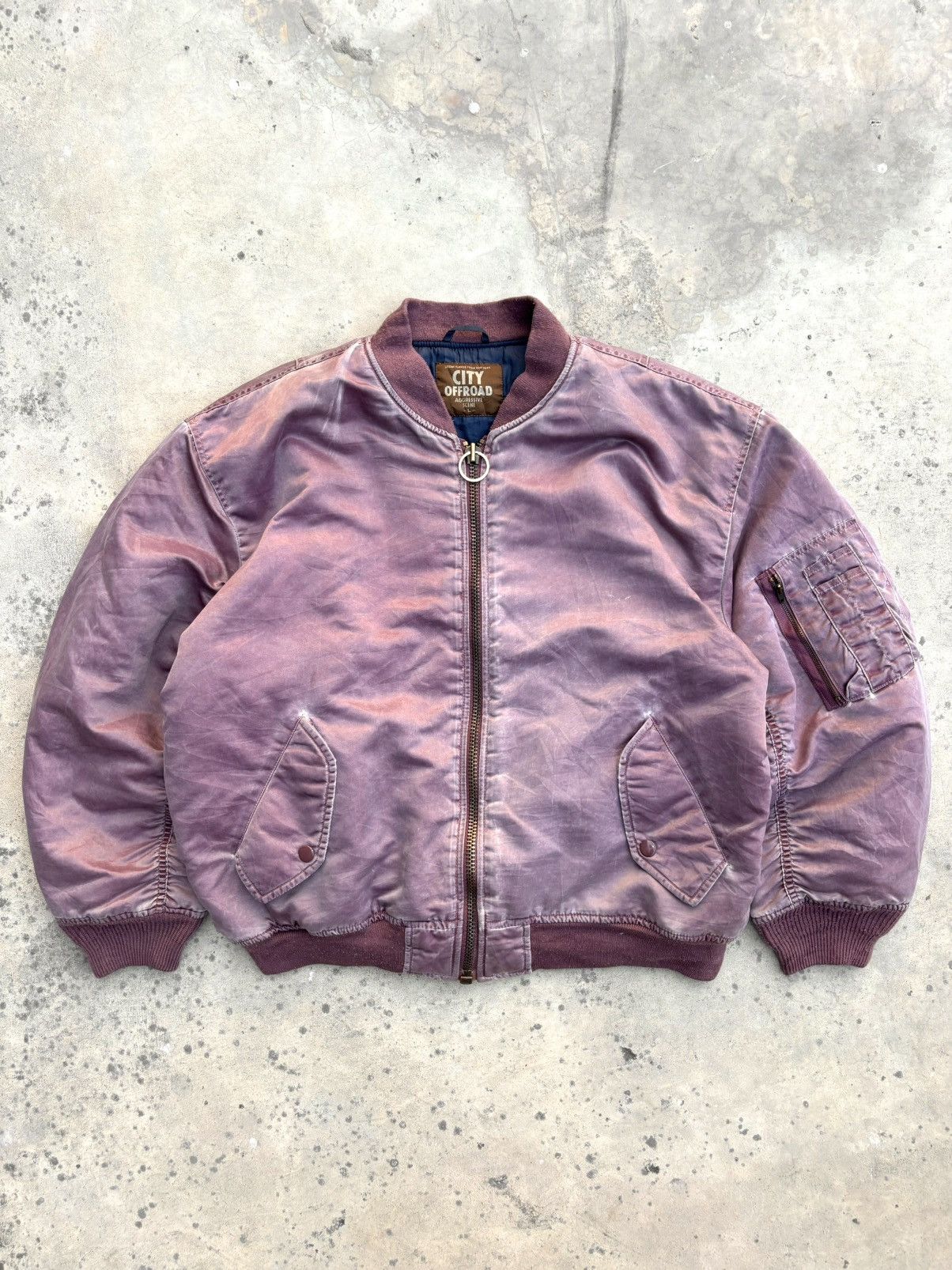 Alpha Industries FADED Alpha Ma-1 Flight Bomber Jacket Size US L / EU 52-54 / 3 - 4 Thumbnail