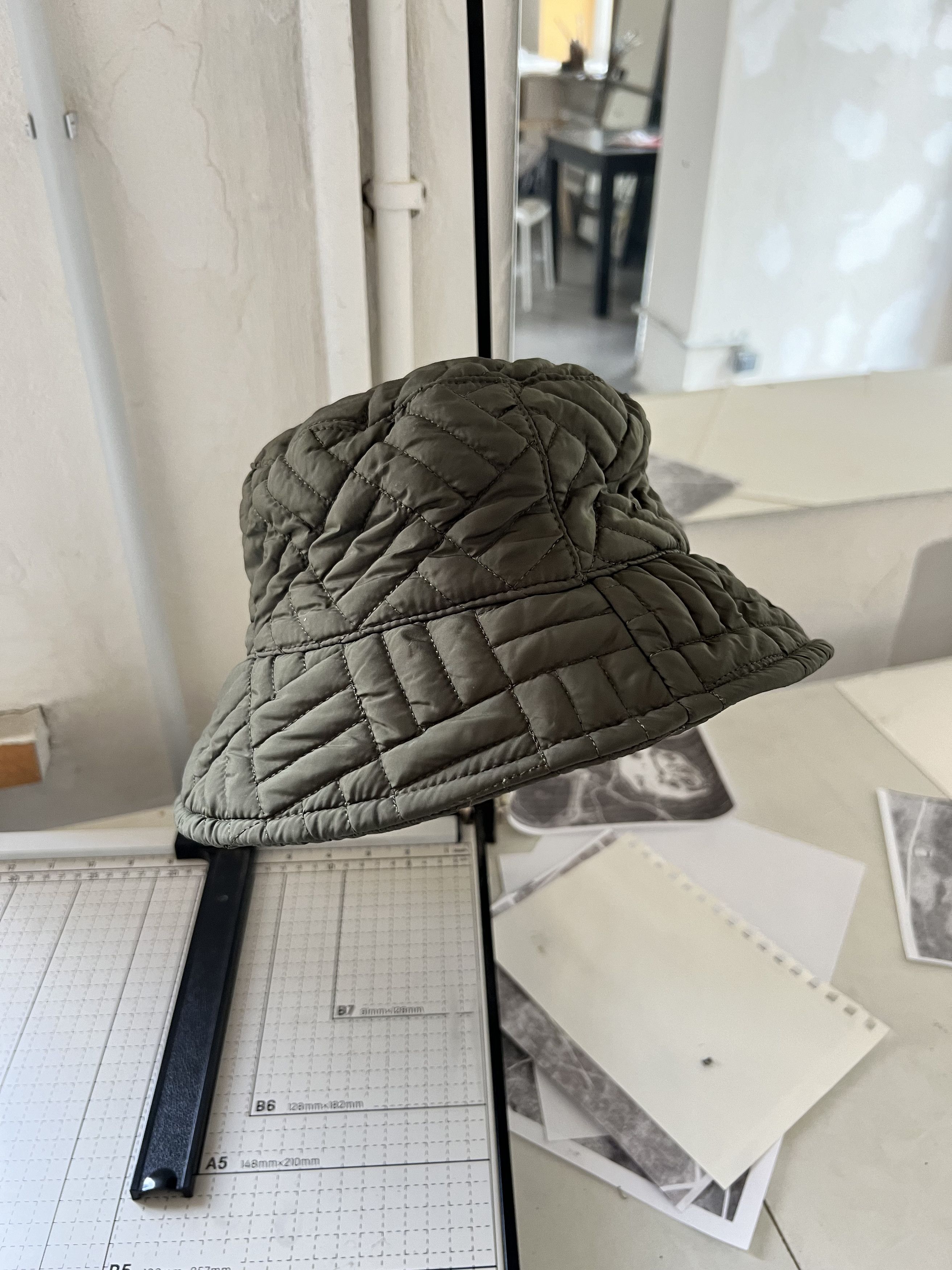Japanese Brand Bucket Hat Quilted Stitched Vintage Size ONE SIZE - 1 Thumbnail