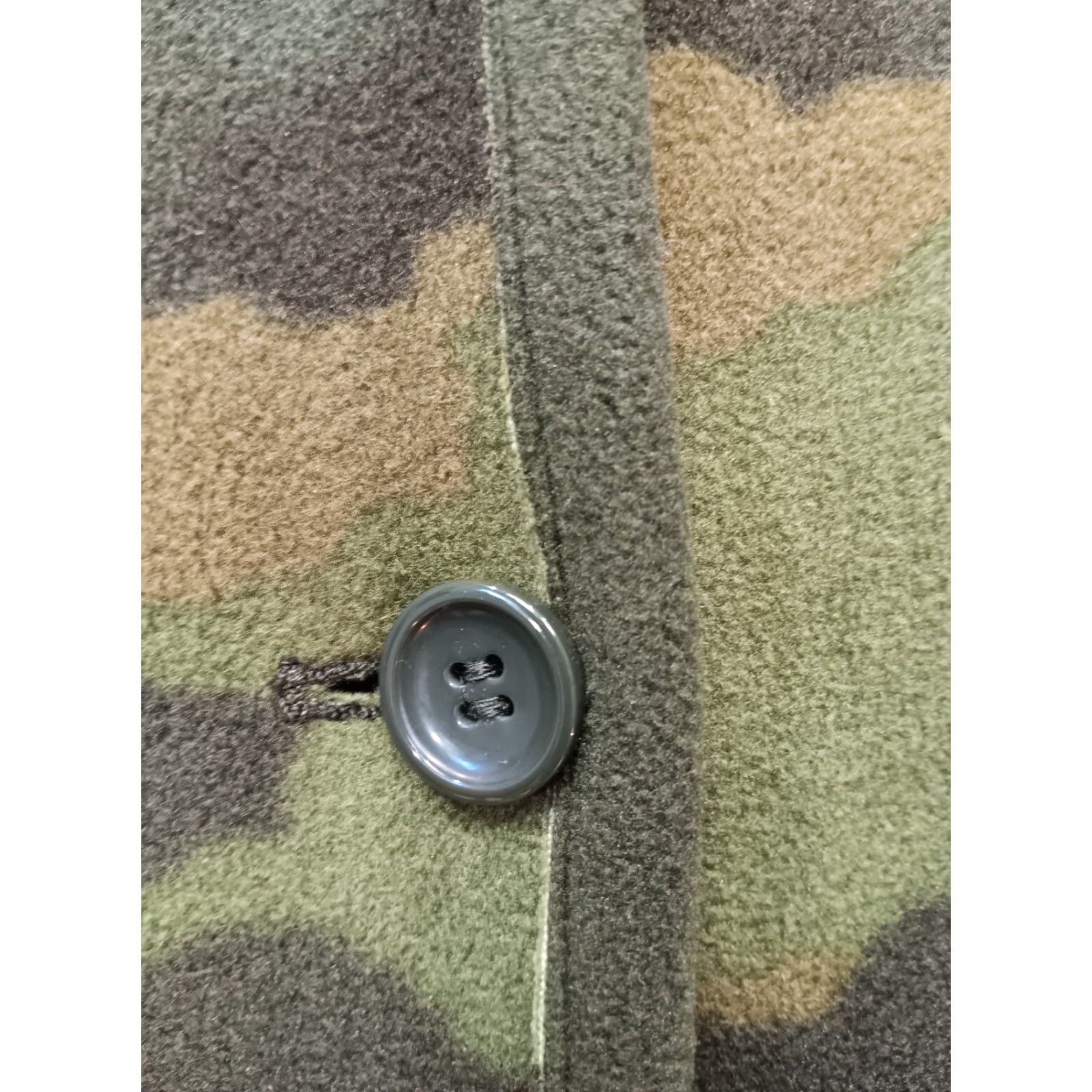 Vintage Susan Graver Weekend Reversible Fleece Jacket Womens L Reversible Camouflage Green NWT Jacket Size L / US 10 / IT 46 - 7 Thumbnail