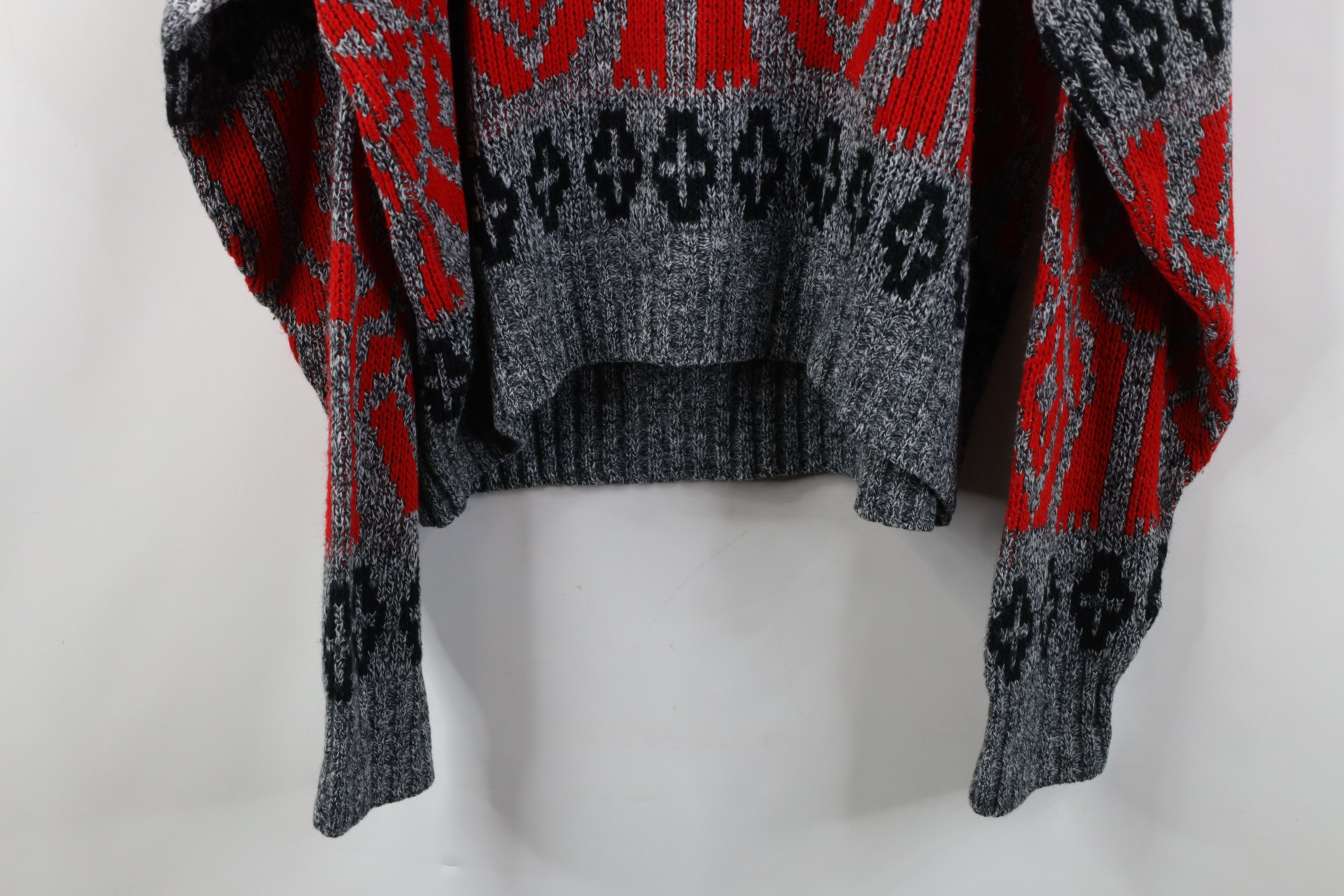 Vintage Vintage 90s Streetwear Fit Geometric Knit Crewneck Sweater Size XXL / US 16-18 / IT 52-54 - 11 Thumbnail