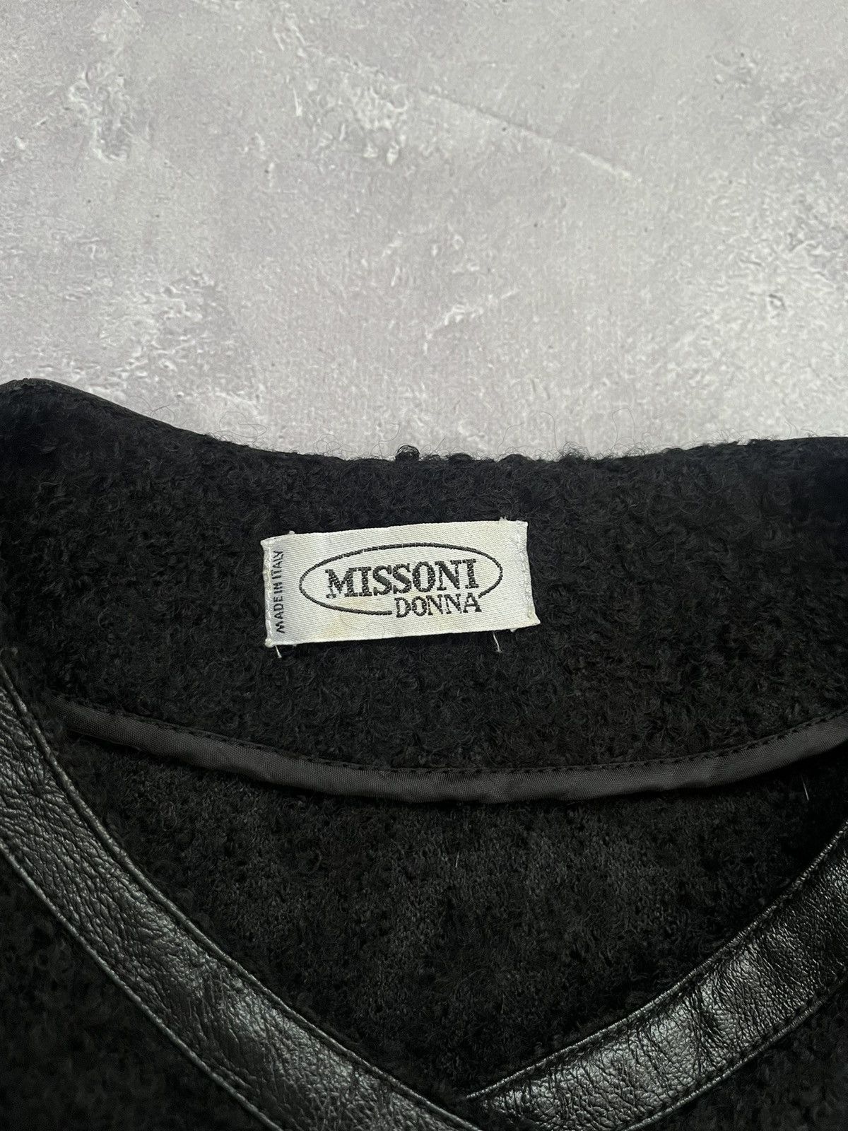 Missoni MISSONI DONNA ASYMETRIA ZIP JACKET BLACK DESIGNER Size S / US 4 / IT 40 - 9 Thumbnail